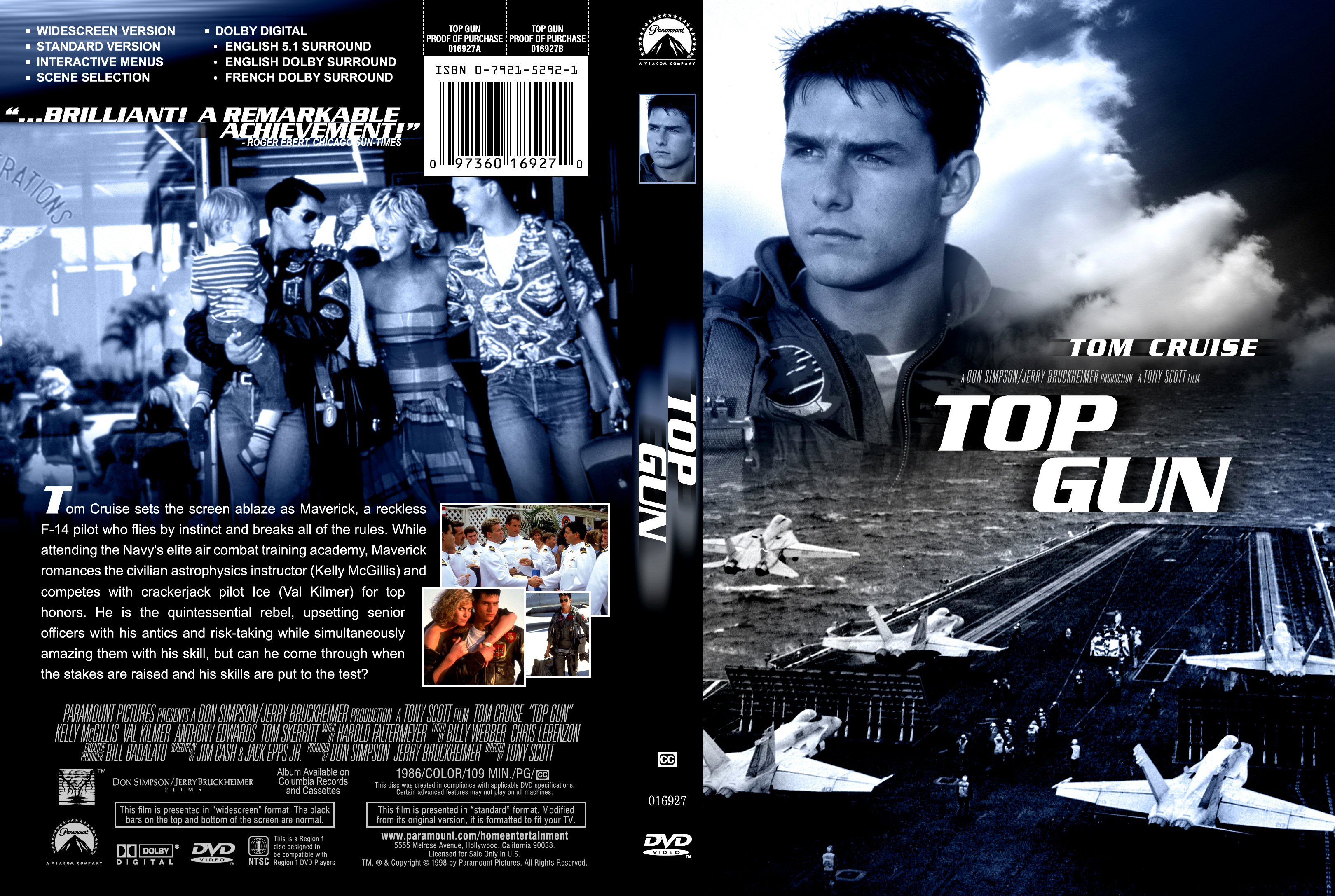 komplet krøllet Forekomme COVERS.BOX.SK ::: Top Gun 1986 - high quality DVD / Blueray / Movie