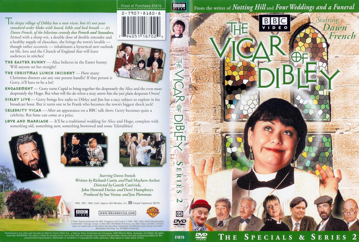 COVERS.BOX.SK ::: The Vicar Of Dibley Series 2 - high quality DVD