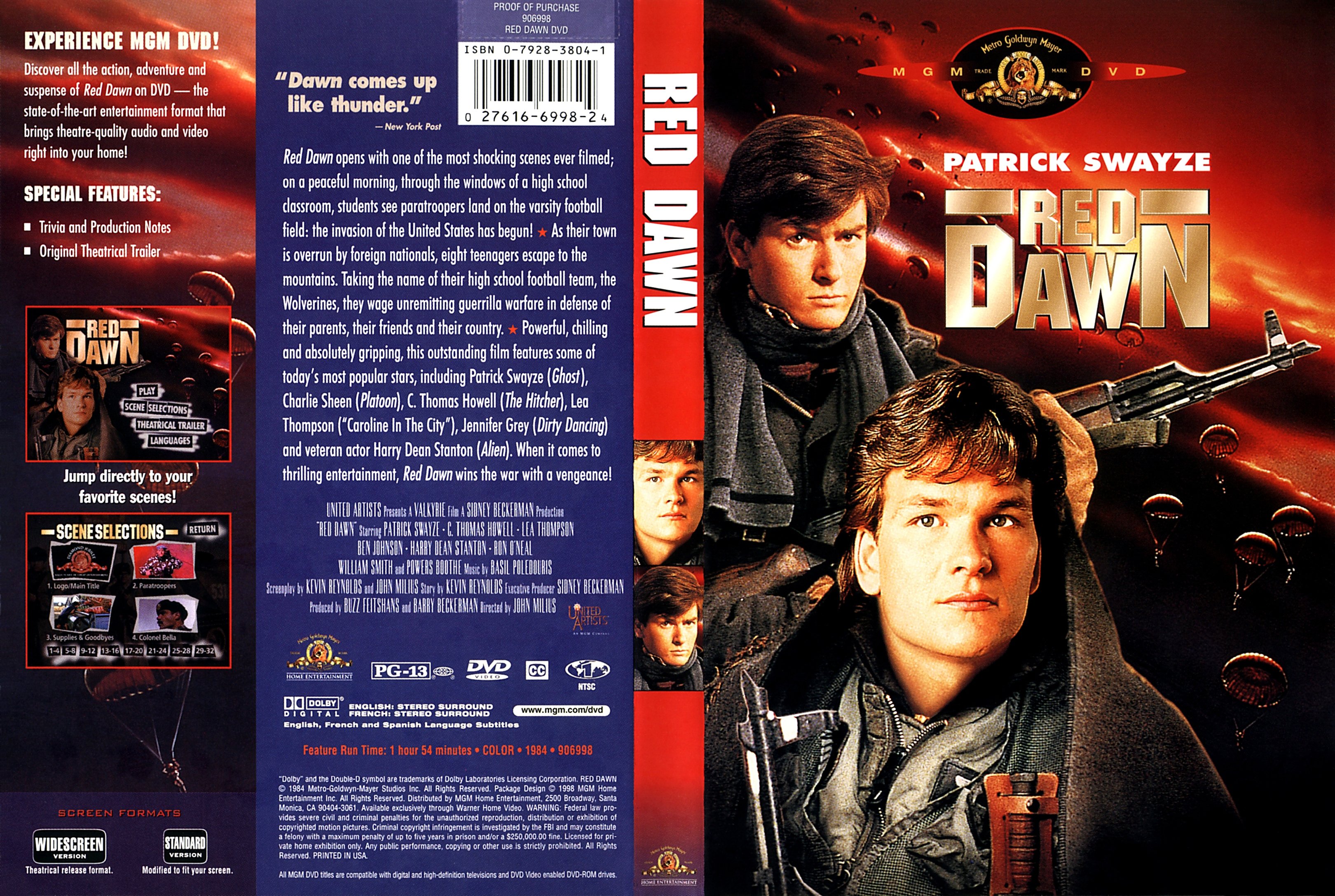 COVERS.BOX.SK ::: Red Dawn 1984 - high quality DVD / Blueray / Movie