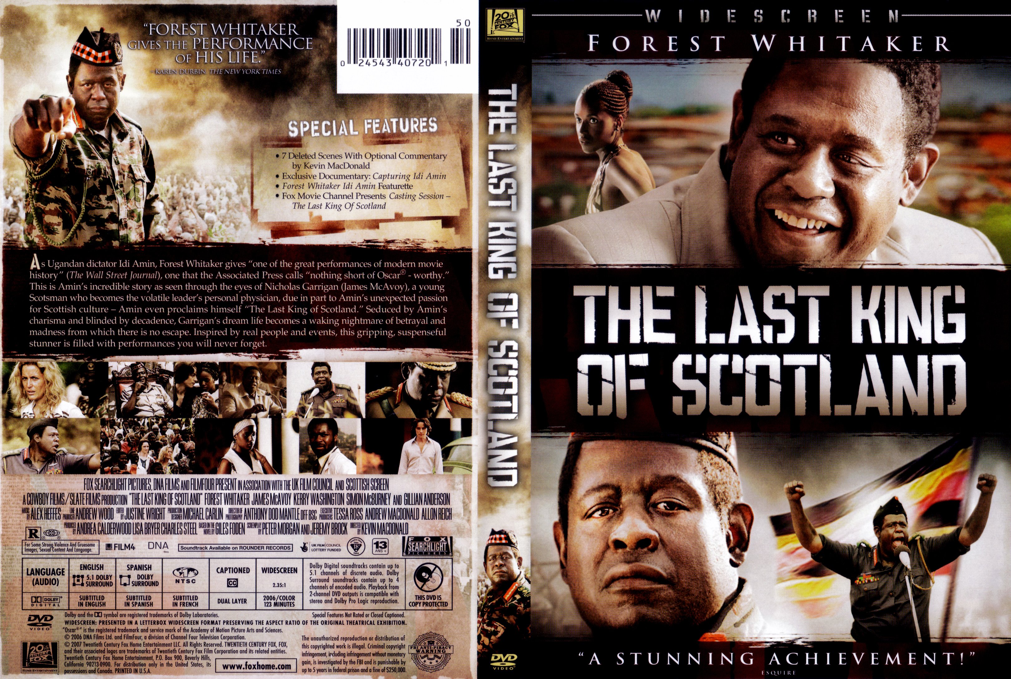 COVERS.BOX.SK ::: The Last King of Scotland 2006 - high quality