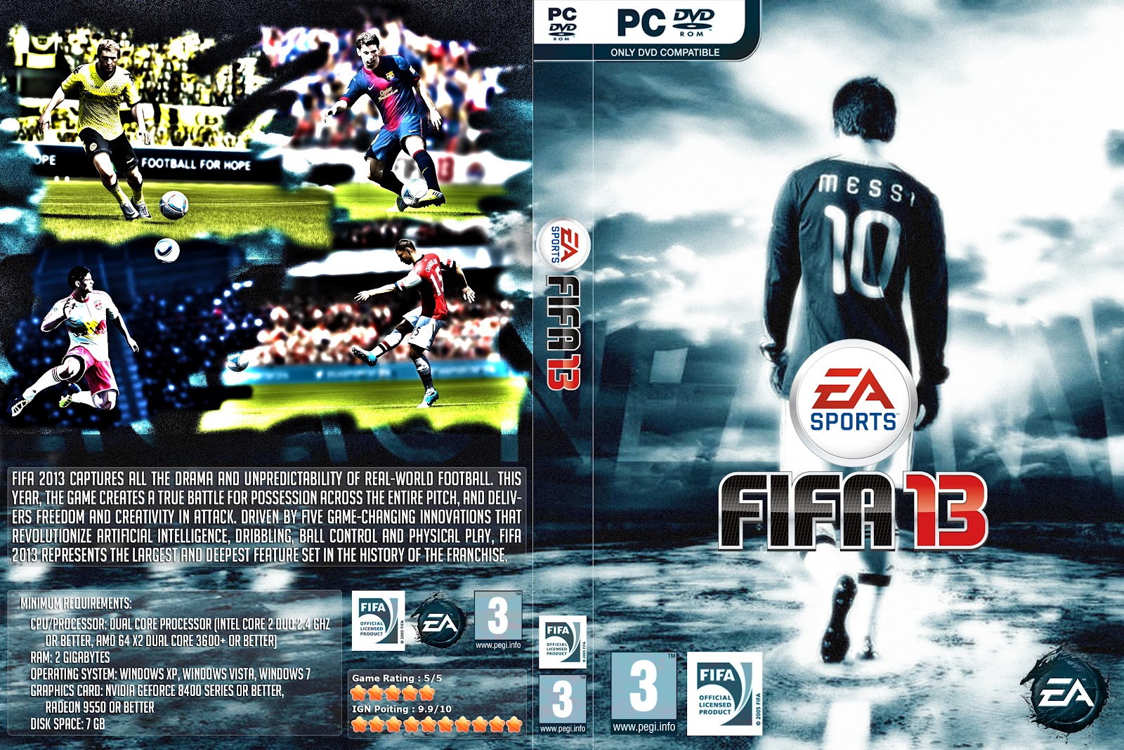 Jogo Computador Pc Dvd-rom Fifa 13 Lacrado Em Português. - Desconto no Preço