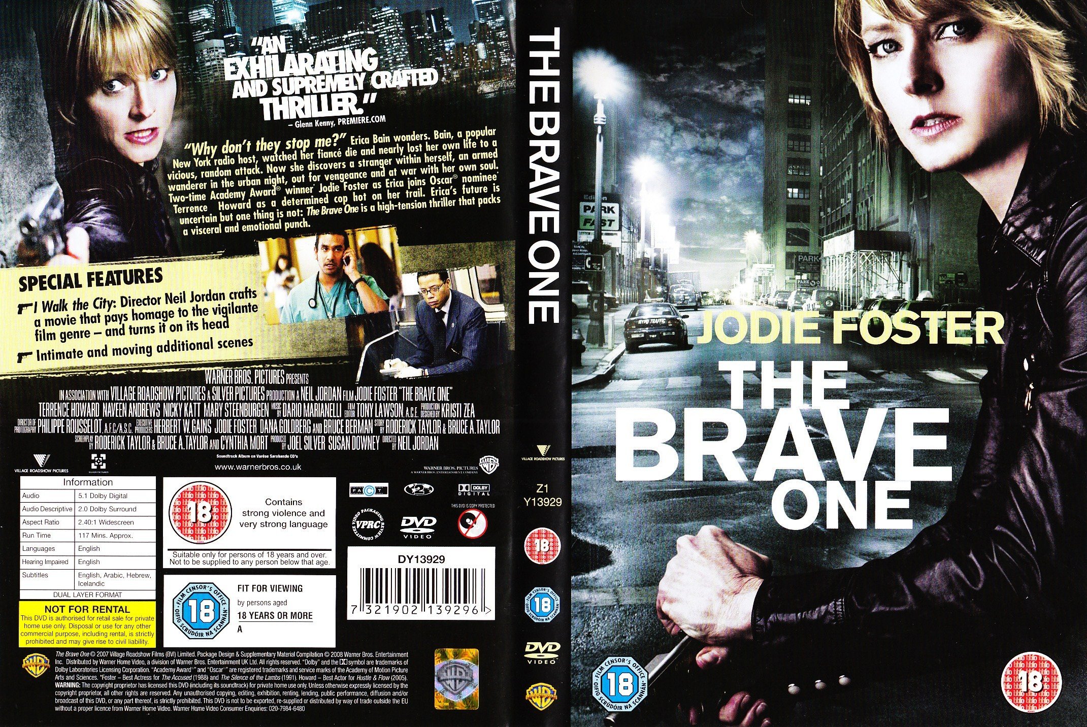 HD DVD - The Brave One [2007] - Warner Bros. - UK