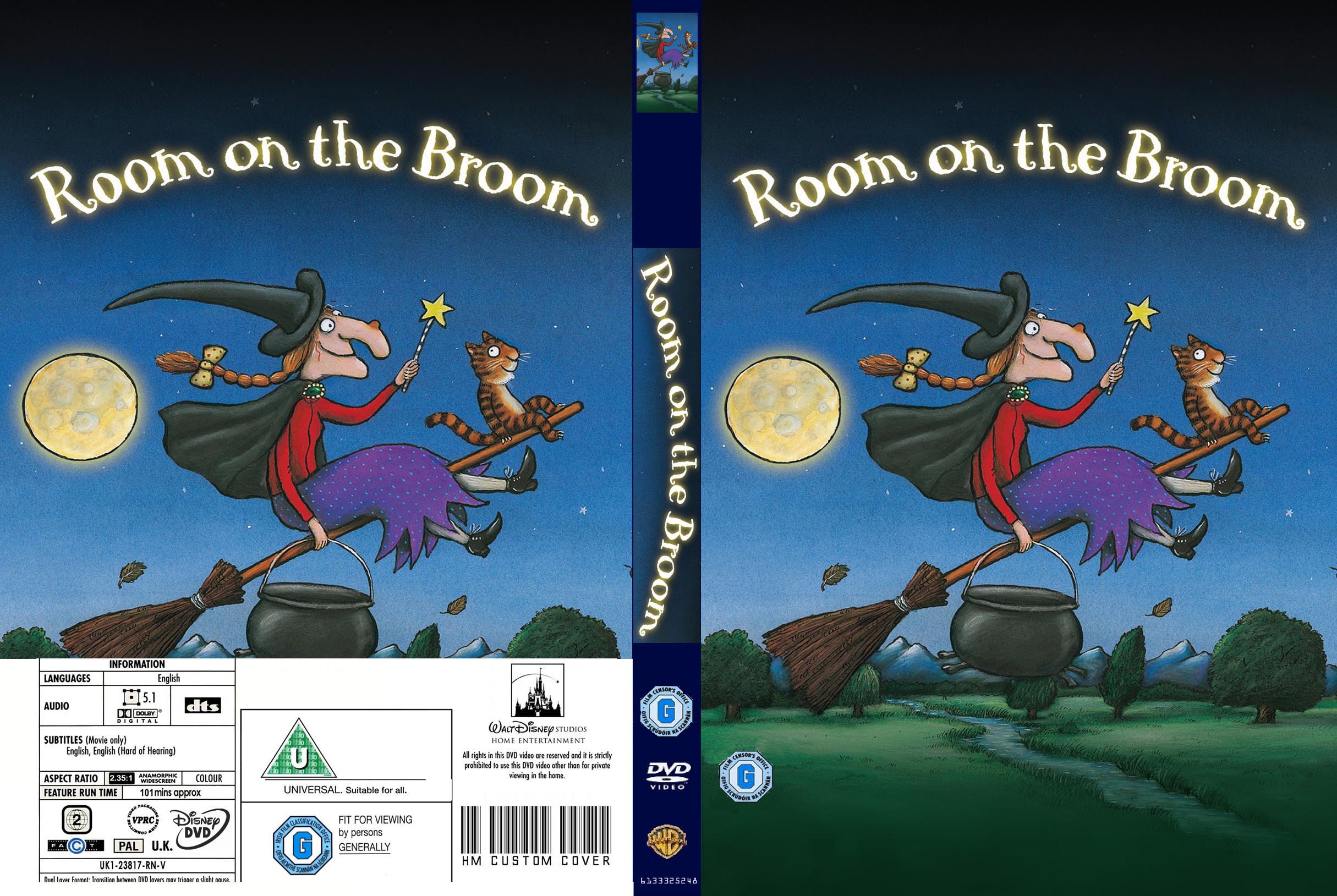 Covers Box Sk Room On The Broom 2012 High Quality Dvd