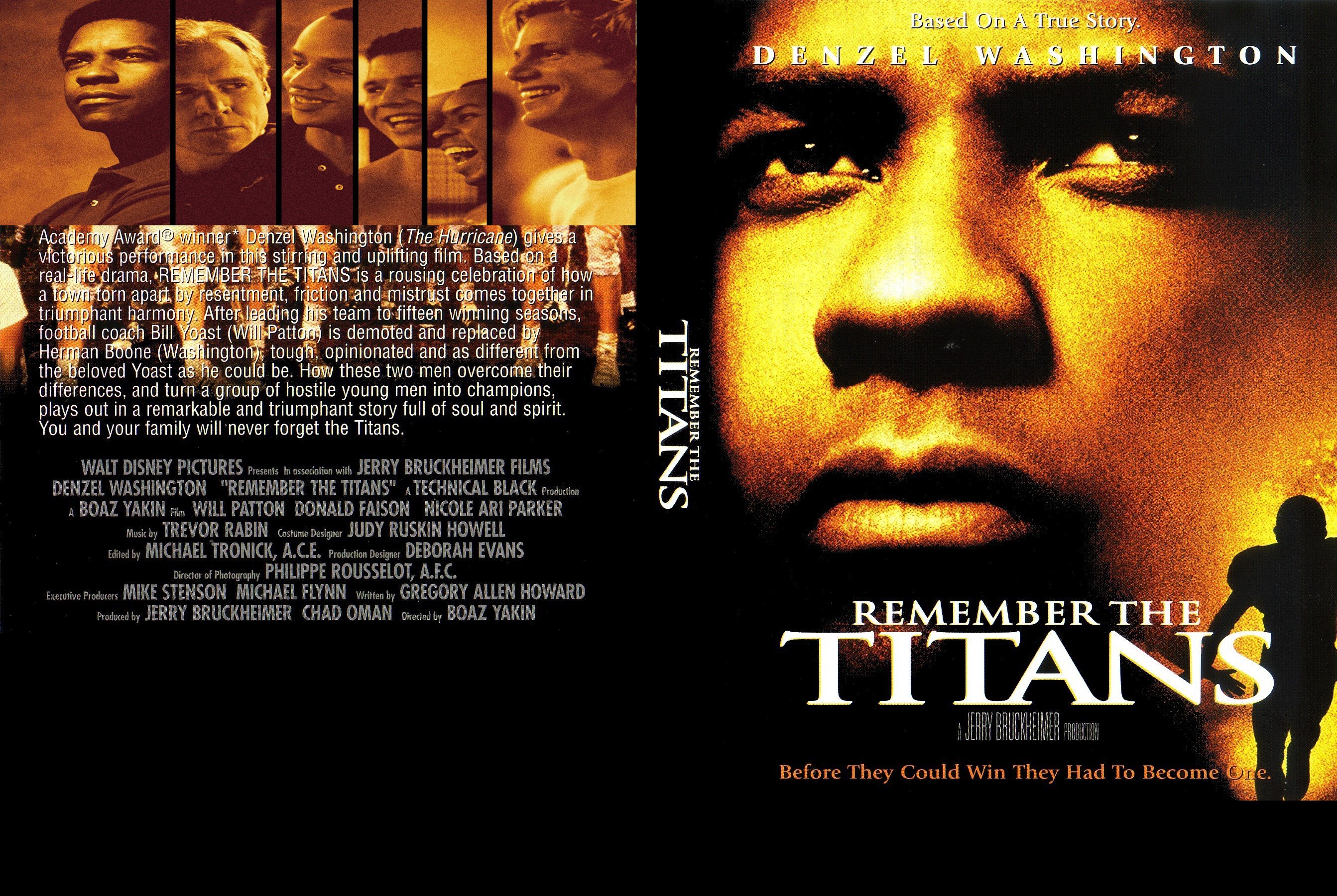 Remember the story. Вспоминая титанов DVD 2000. Remember the Titans. Remember the Titans poster.