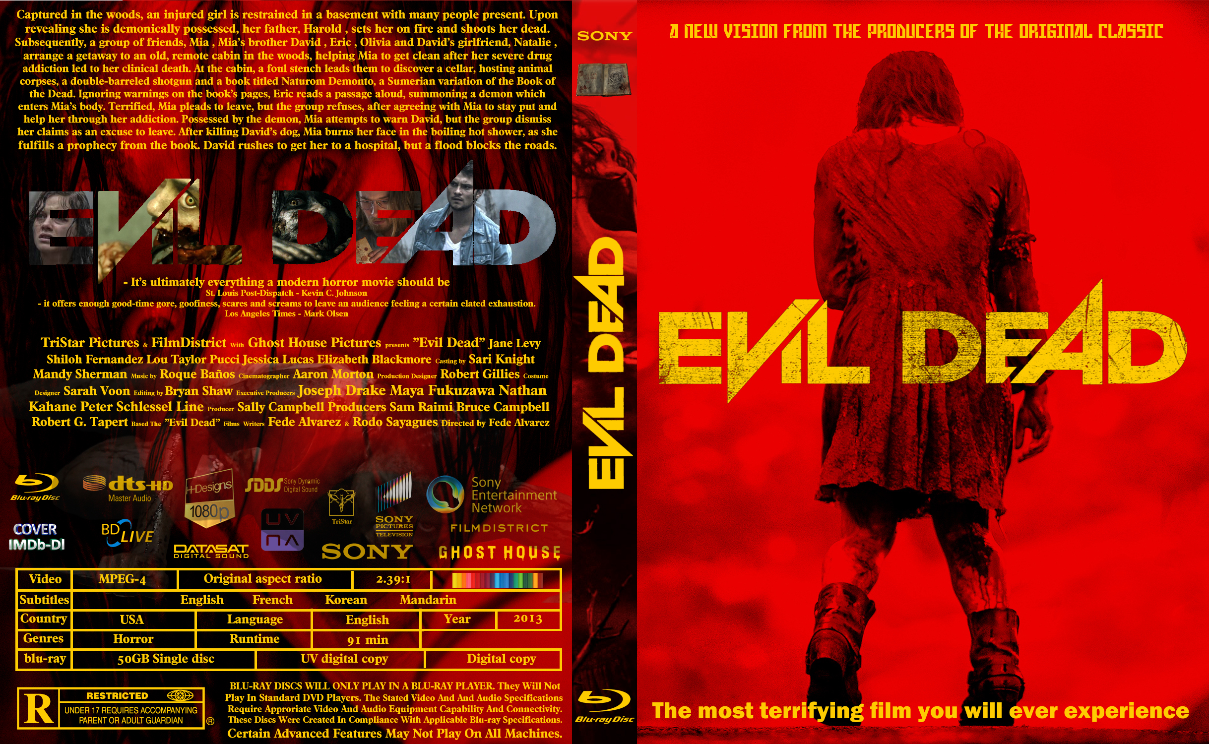 COVERS.BOX.SK ::: Evil Dead 2013 blu-ray [IMDB-DL] - high quality DVD /  Blueray / Movie