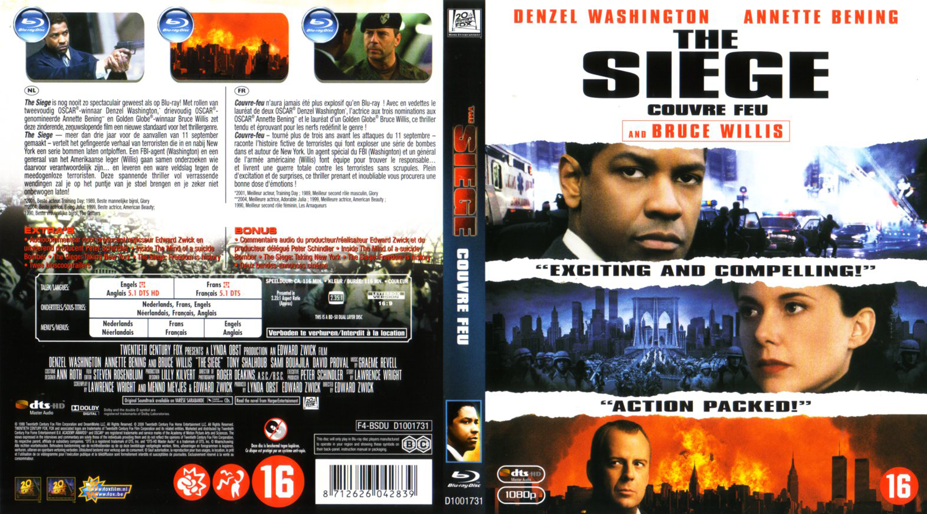COVERS.BOX.SK ::: The Siege 1998 - high quality DVD / Blueray / Movie