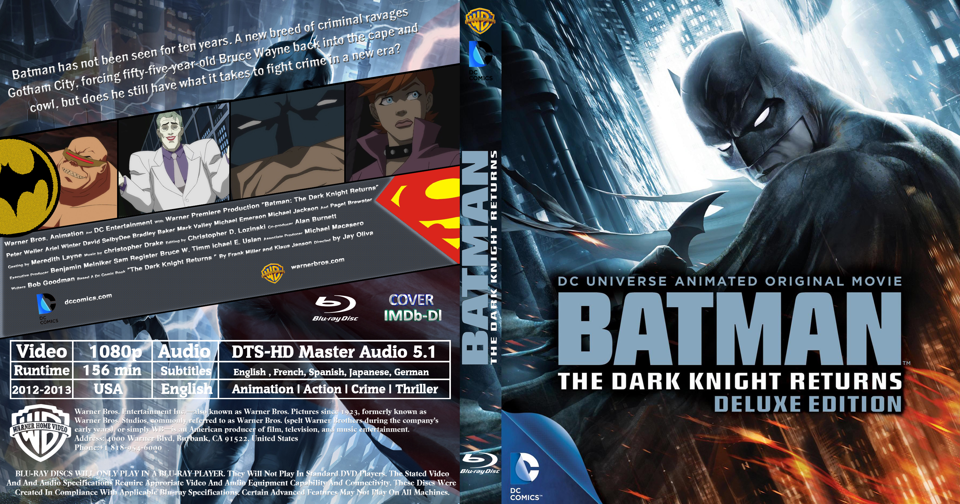  ::: Batman Dark Knight Returns Deluxe Edition [IMDB-DL] -  high quality DVD / Blueray / Movie
