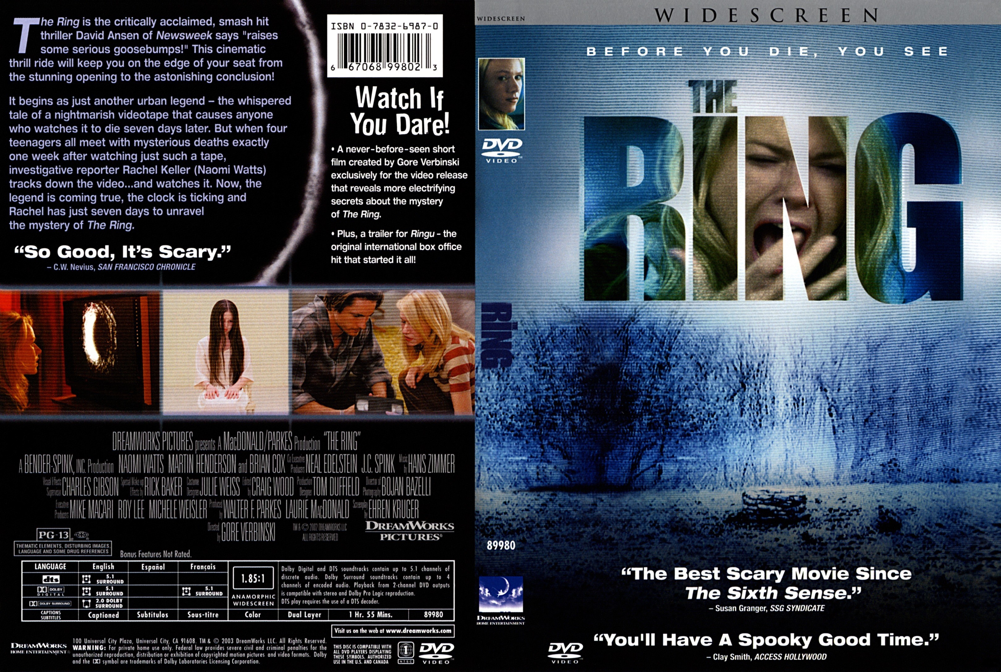Watch after this. The Ring (2002) Постер. Обложка двд the Ring. The Ring 2002 Cover. The Ring 2 2005 DVD.