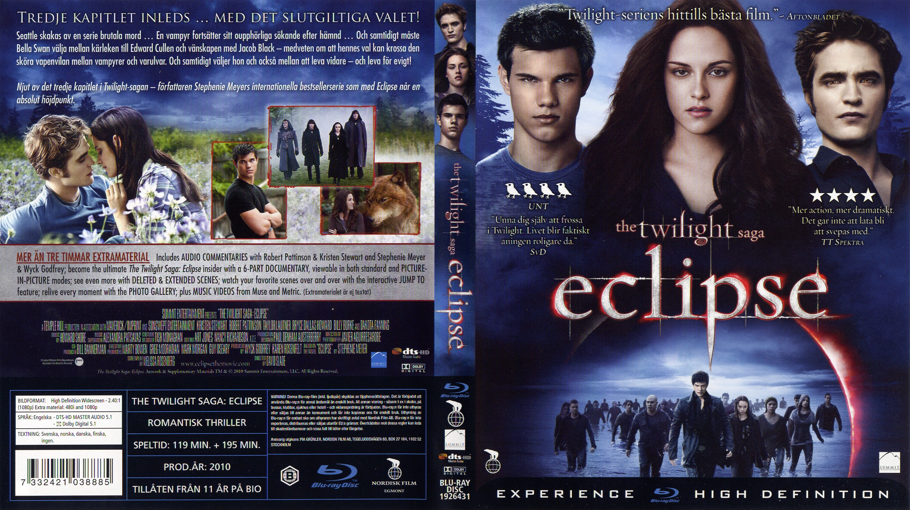 COVERS.BOX.SK ::: Twilight Saga: Eclipse (Blu-Ray) - 2010 - high 