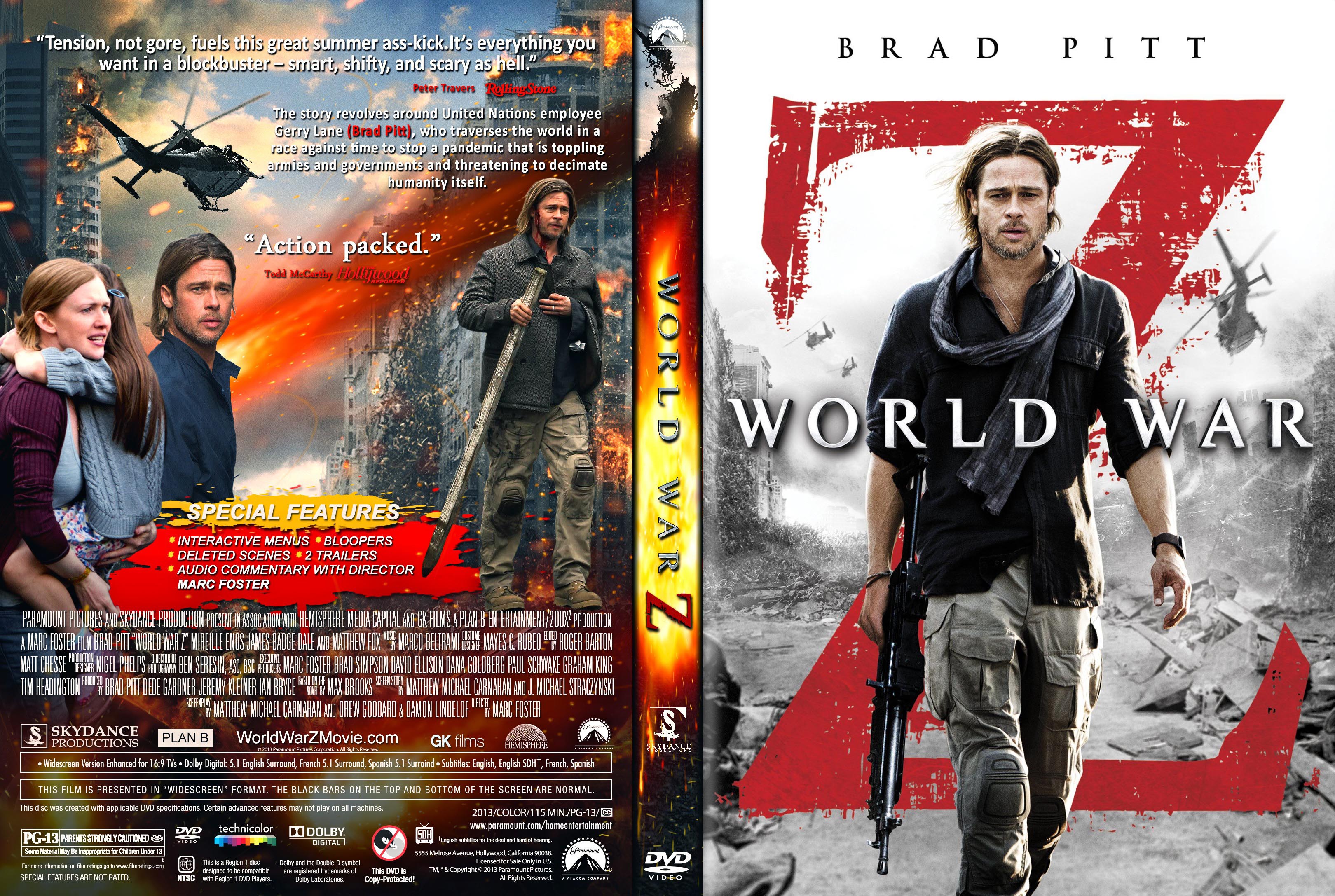 fremsætte Brun Populær COVERS.BOX.SK ::: World War Z (2013) - high quality DVD / Blueray / Movie