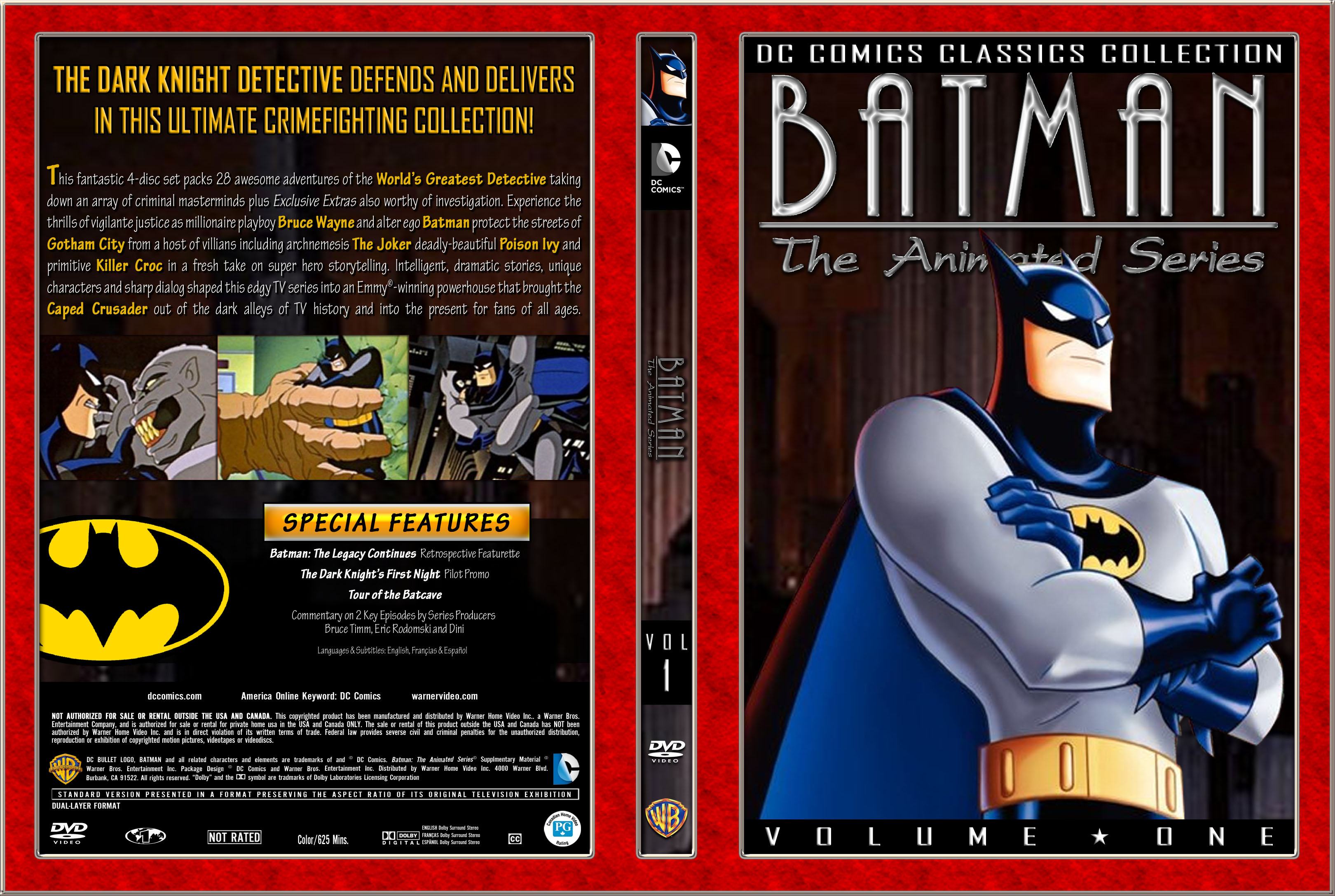  ::: Batman: The Animated Series Volume 1 - high quality DVD /  Blueray / Movie
