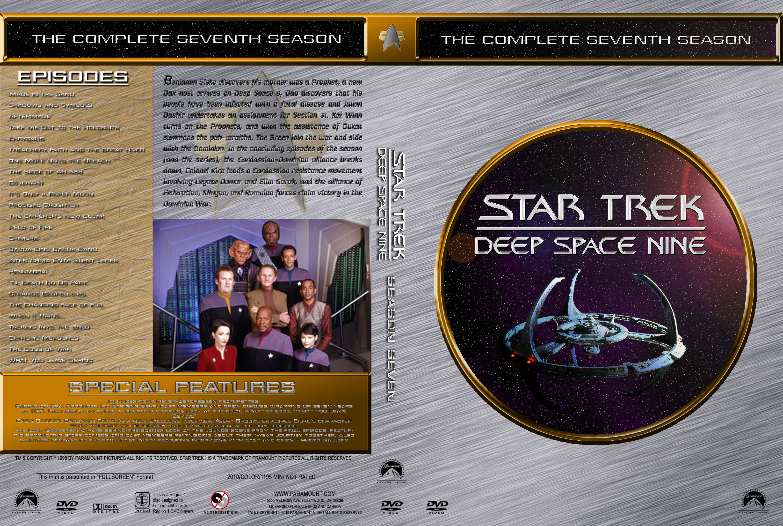 COVERS.BOX.SK ::: Star Trek: Deep Space 9 Season 7 - high quality