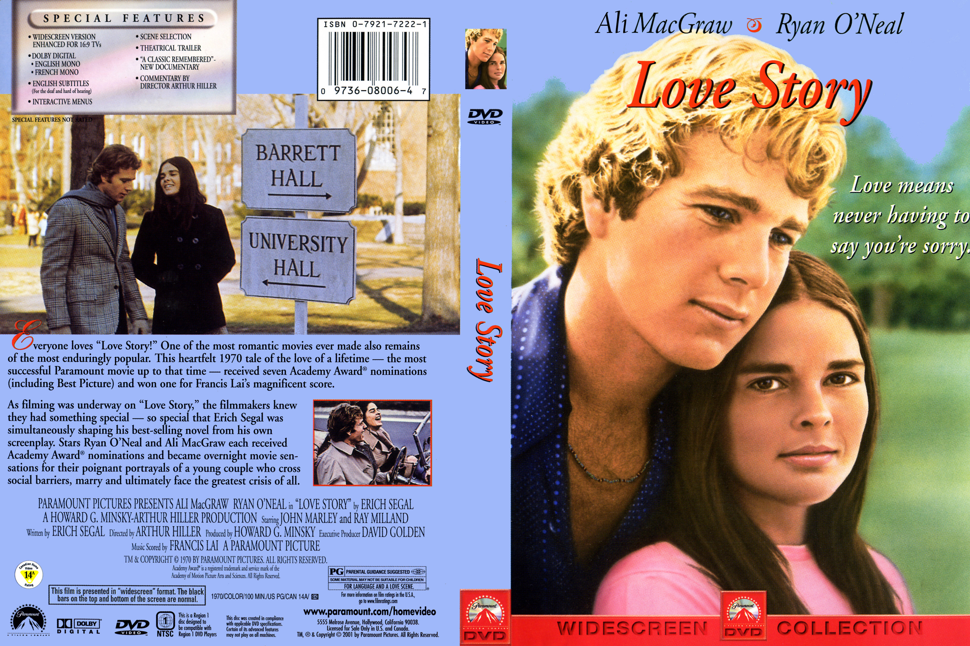 COVERS.BOX.SK ::: Love Story (1970) - high quality DVD / Blueray