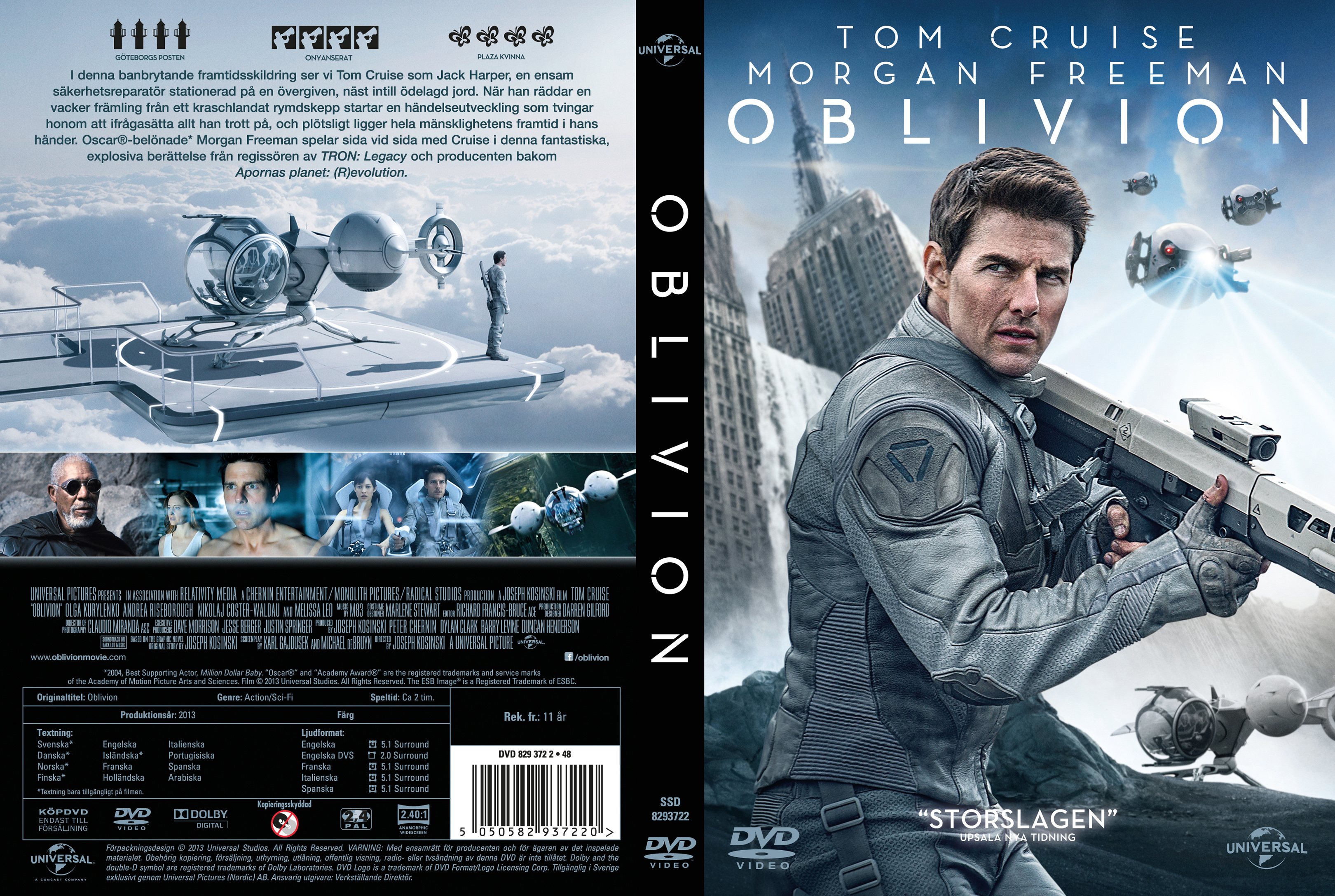 oblivion dvd label