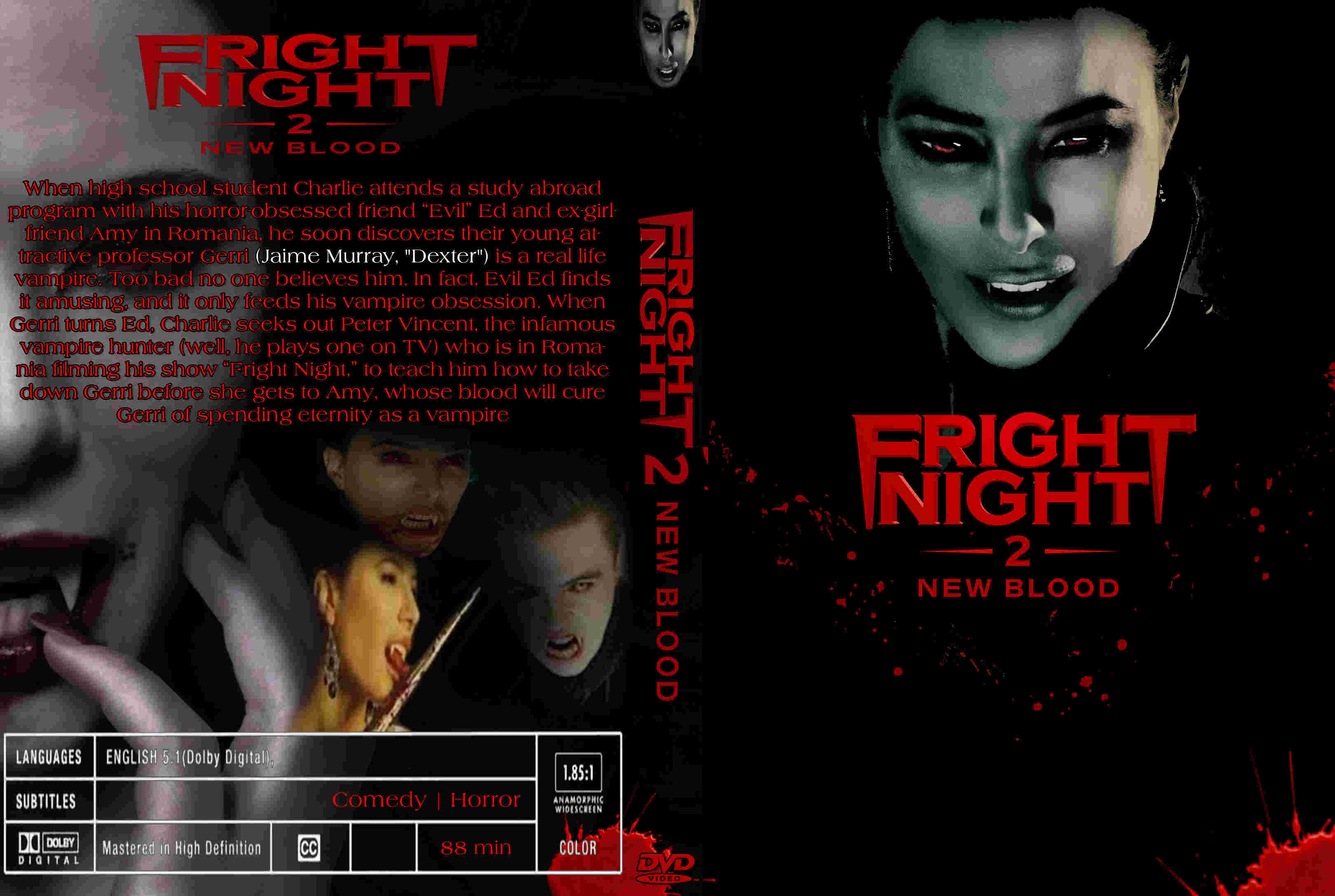 Кровавая ночь 2. Fright Night 1985 вампирша. Ночь страха Fright Night 2 (1985) Постер.