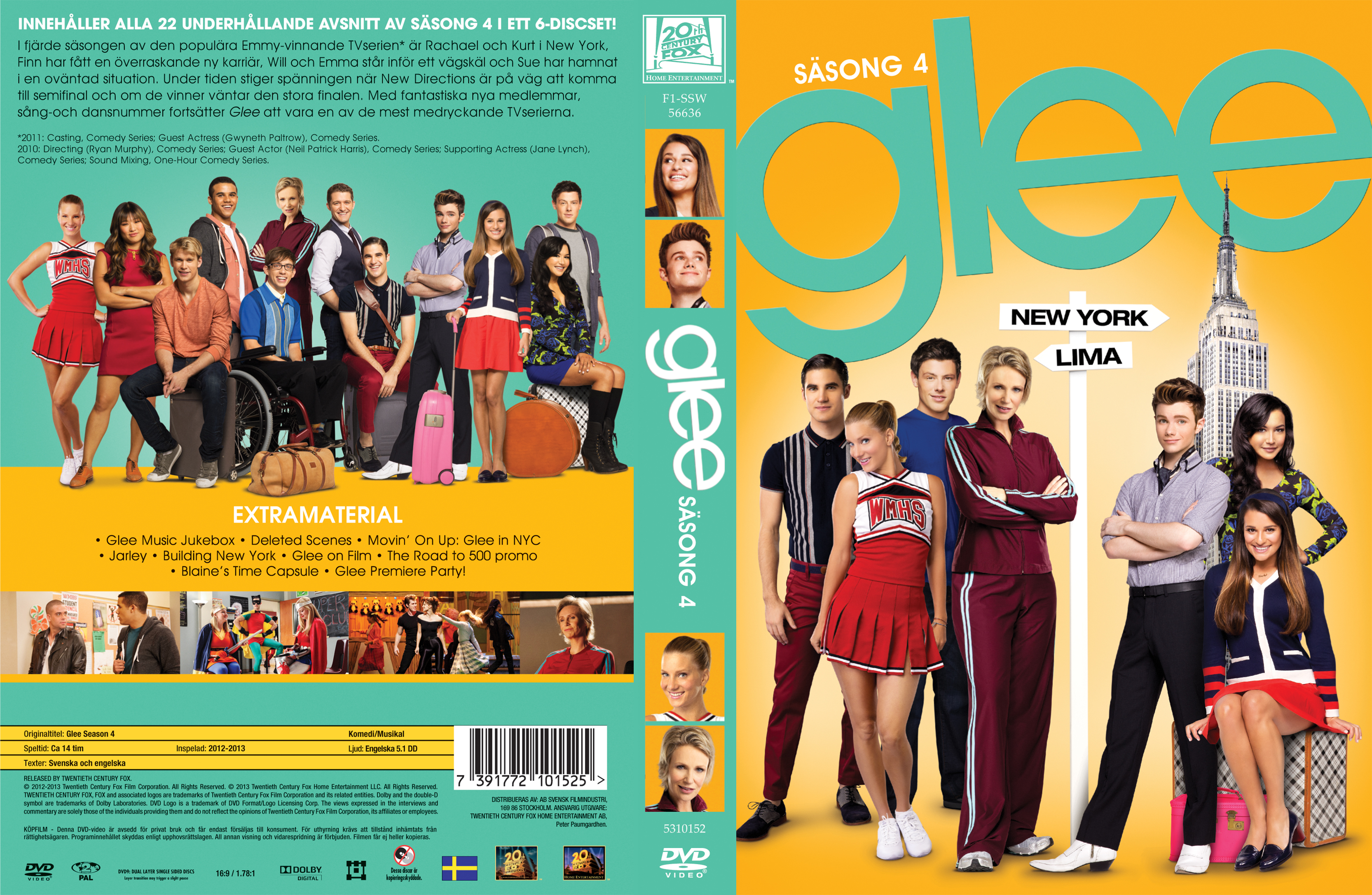 COVERS.BOX.SK ::: Glee - Season 4 - high quality DVD / Blueray / Movie