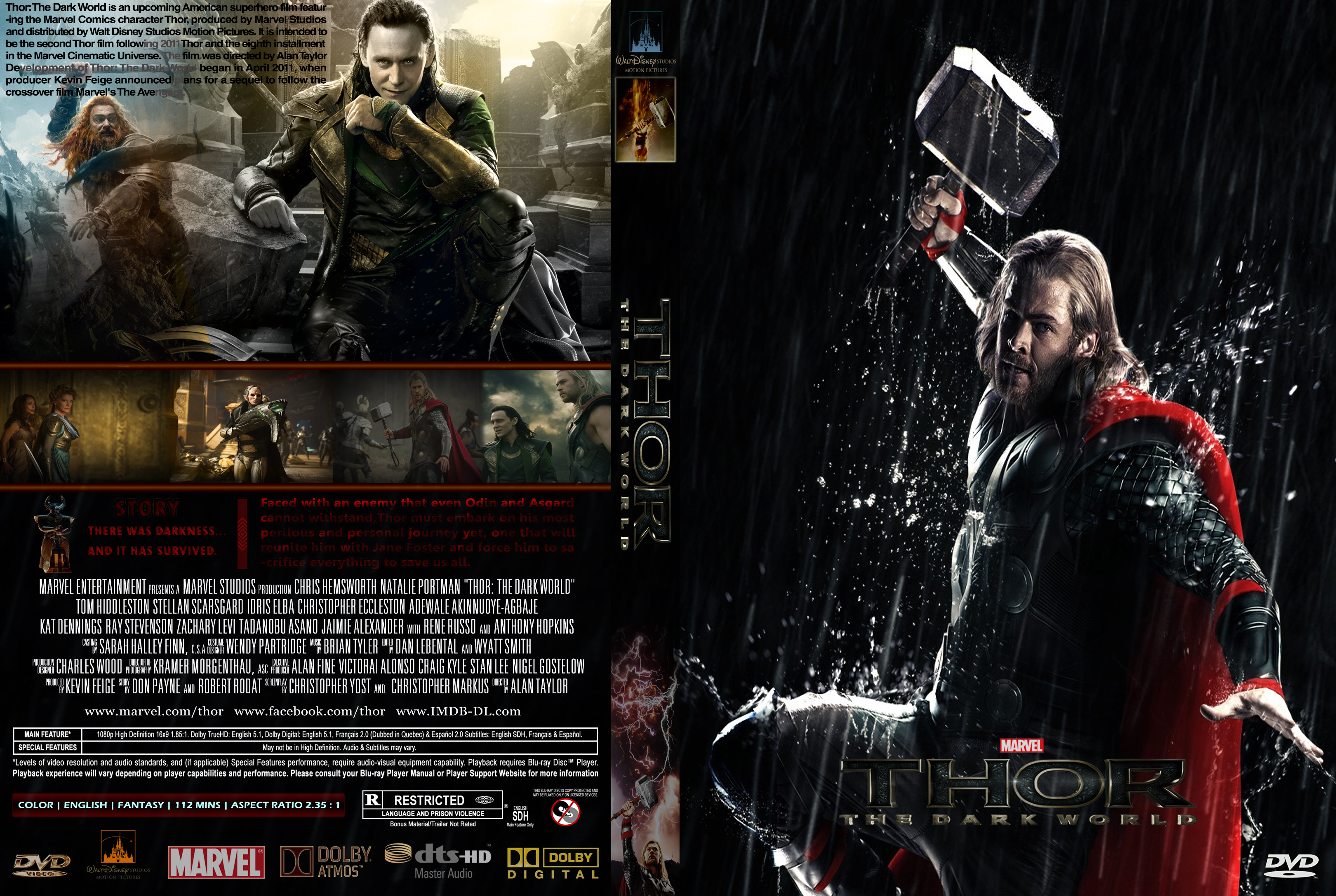 COVERS.BOX.SK ::: Thor: The Dark World 2013 - high quality DVD ...