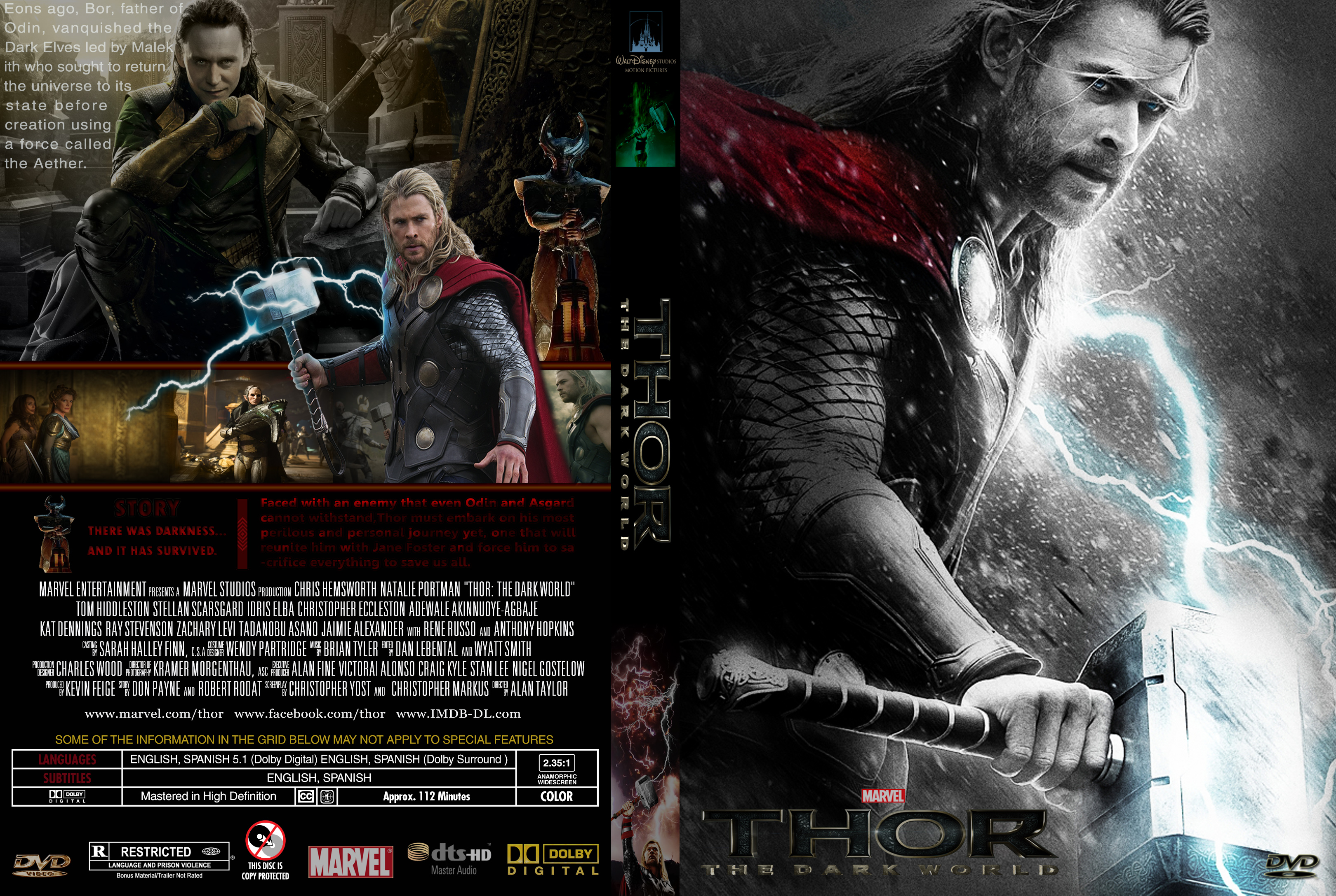 COVERS.BOX.SK ::: Thor: The Dark World 2013 - high quality DVD ...