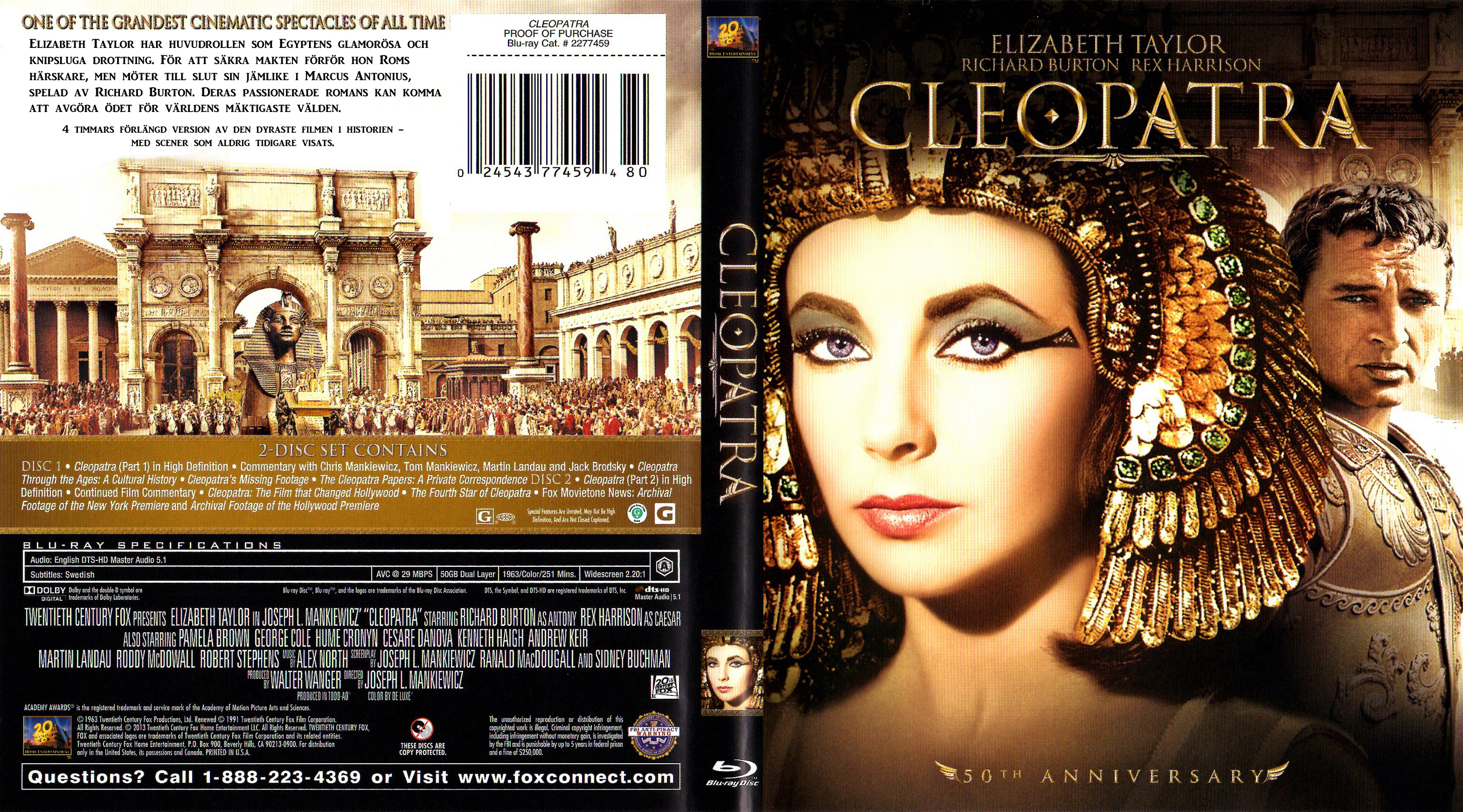 Esperanzado Previamente Forzado COVERS.BOX.SK ::: cleopatra 1963 bluray - high quality DVD / Blueray / Movie