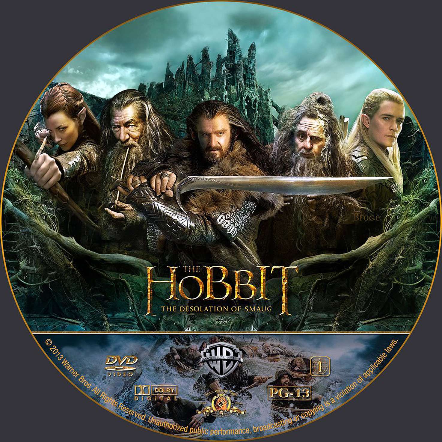 Хоббит все части по порядку на русском. The Hobbit: the Desolation of Smaug (2013) Cover. Хоббит Пустошь Смауга двд. Хоббит Пустошь Смауга сборы.