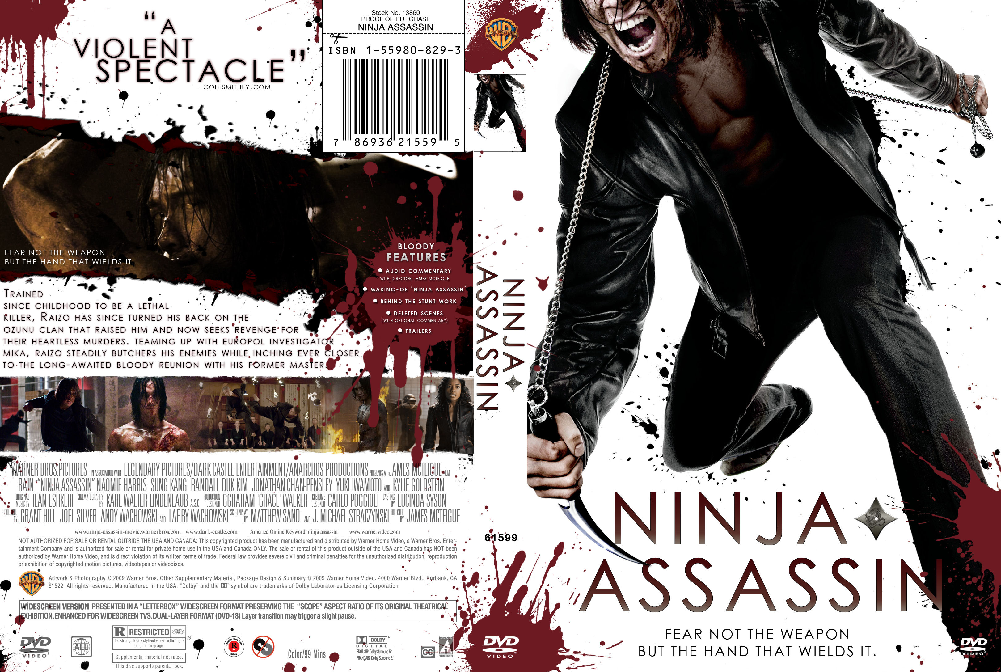 Ninja Assassin DVD:1312