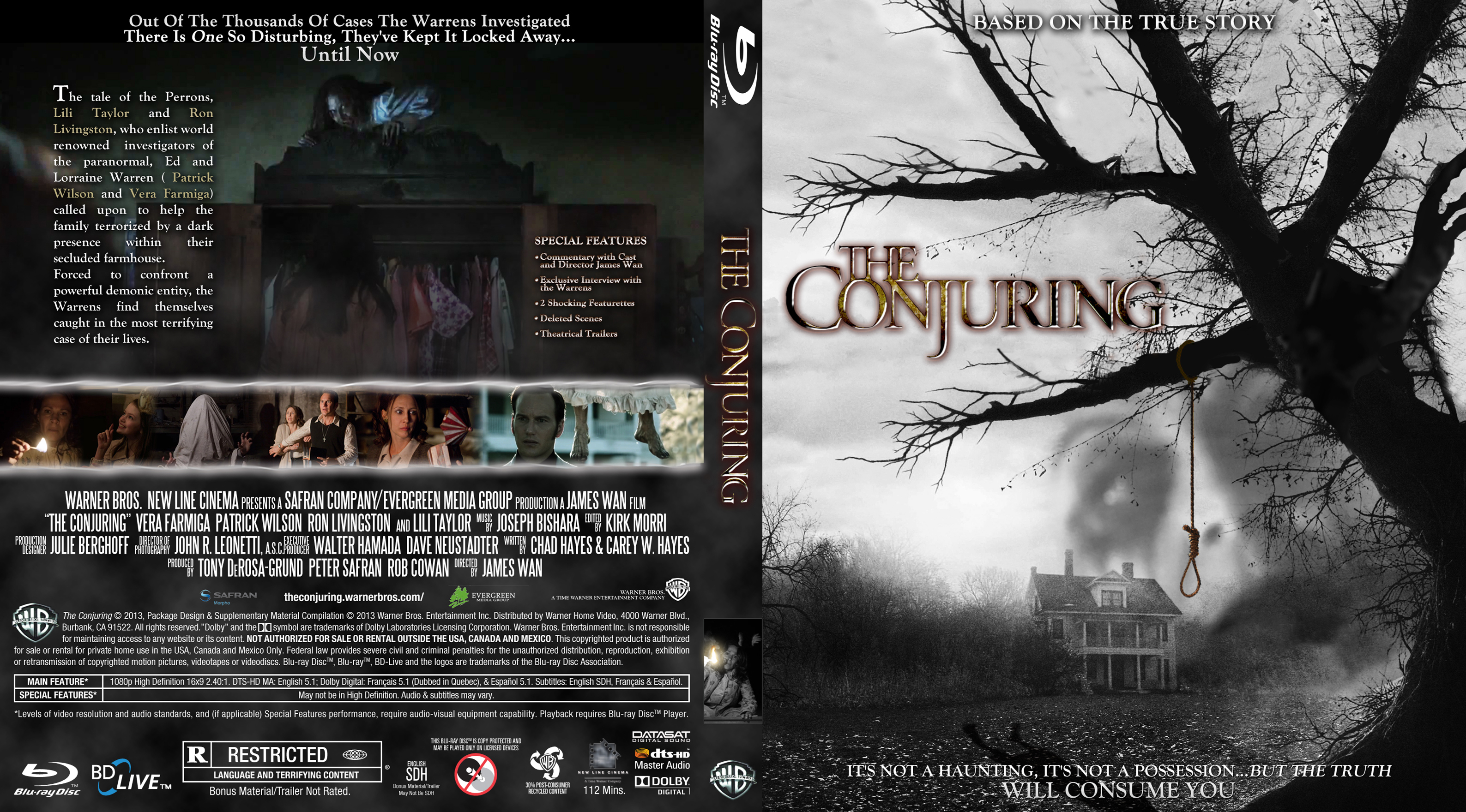 Заклятие амелии 2024. The Conjuring (2013) Cover.