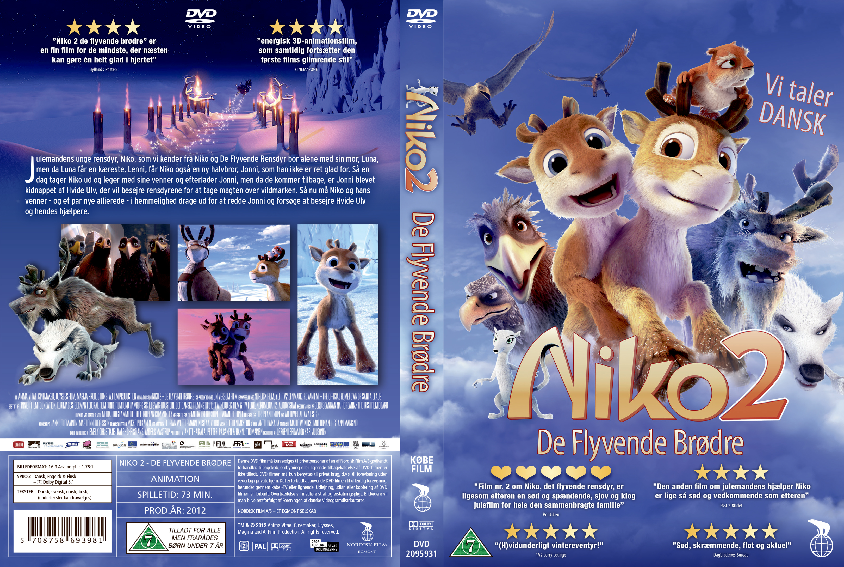 Hedendaags Pittig Abnormaal COVERS.BOX.SK ::: Niko 2 De Flyvende Br??dre - high quality DVD / Blueray /  Movie