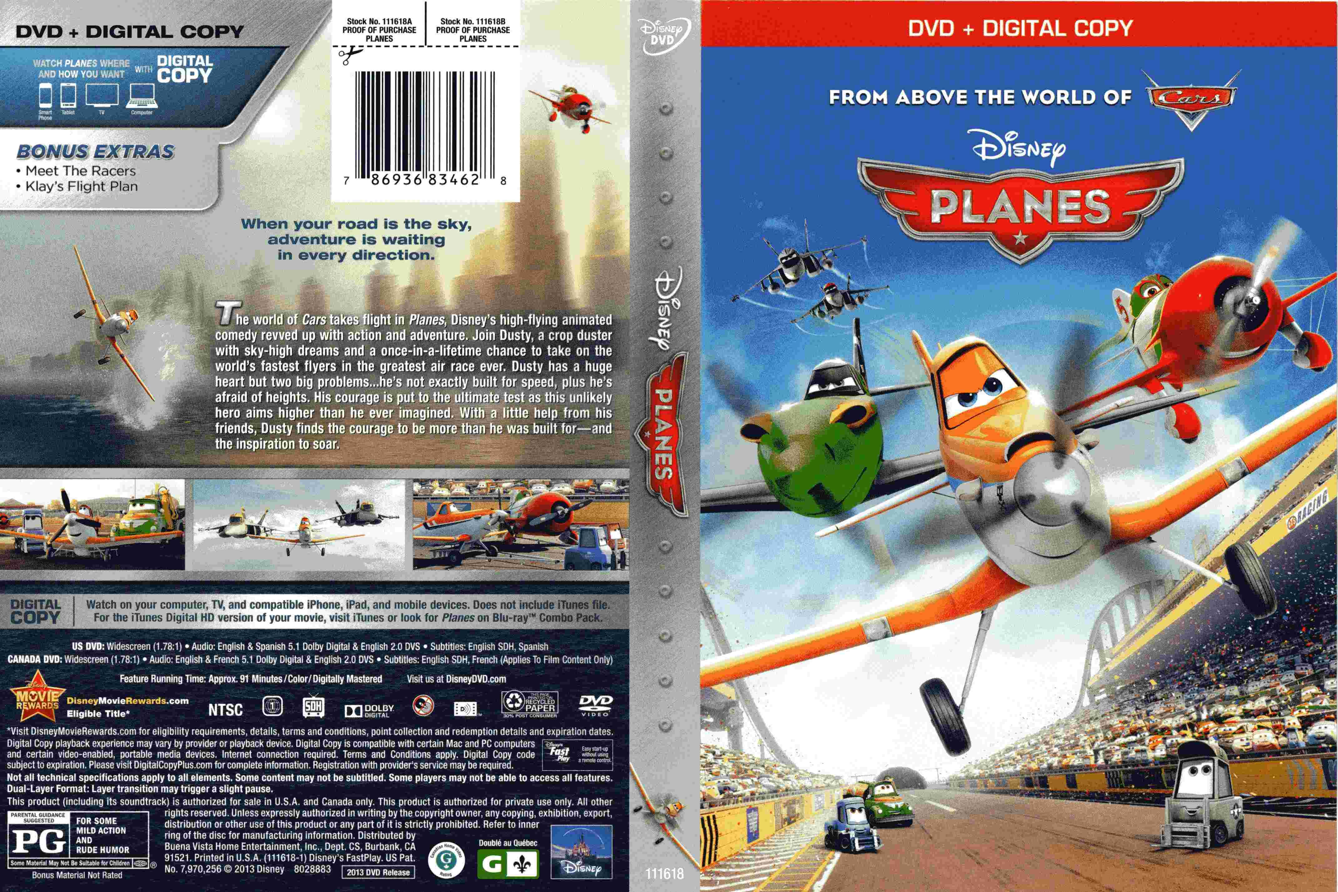 planes bluray cover