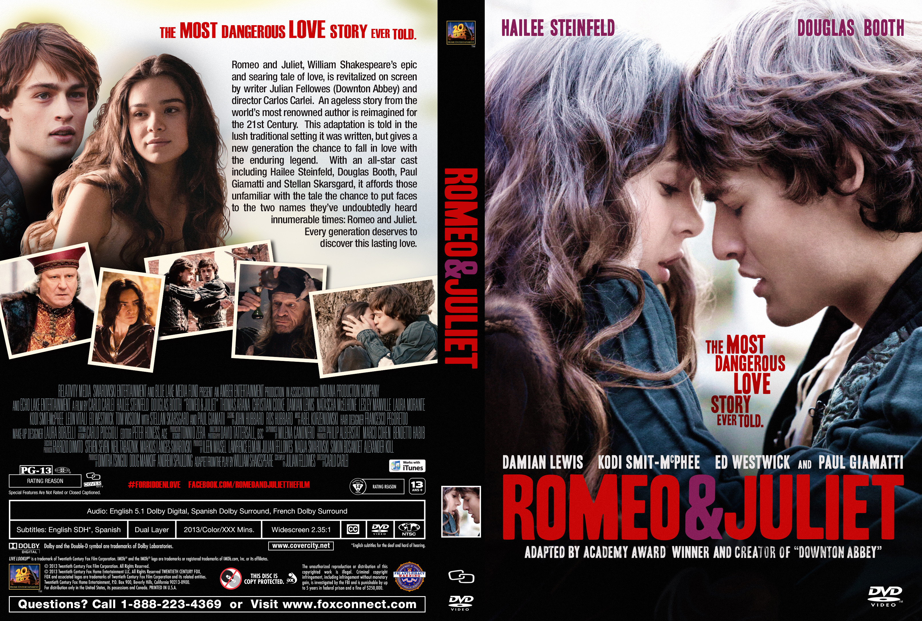 COVERS.BOX.SK Romeo & Juliet high quality DVD / Blueray / Movie