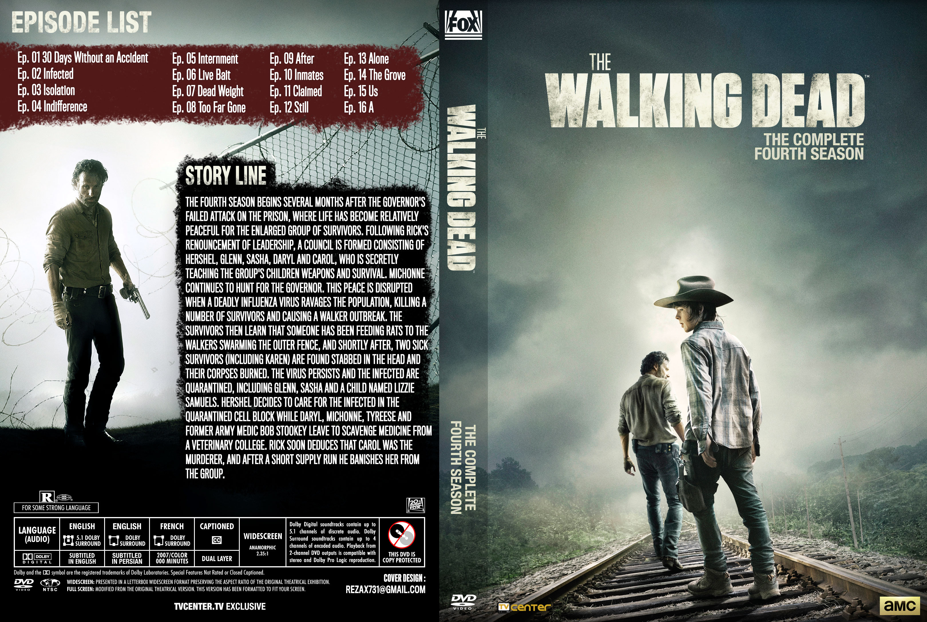 The Walking Dead Season 4 Dvd Cover