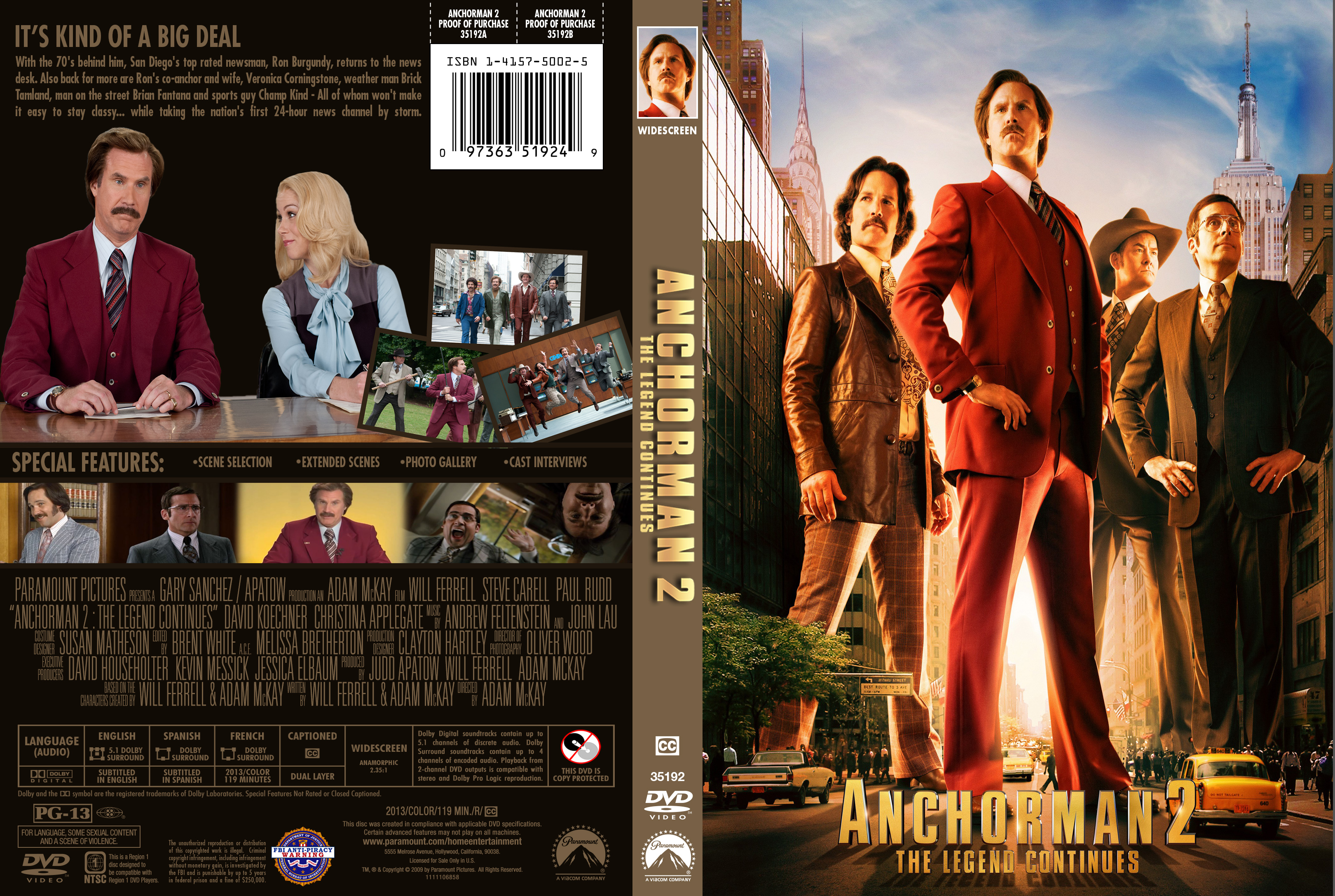 anchorman dvd cover