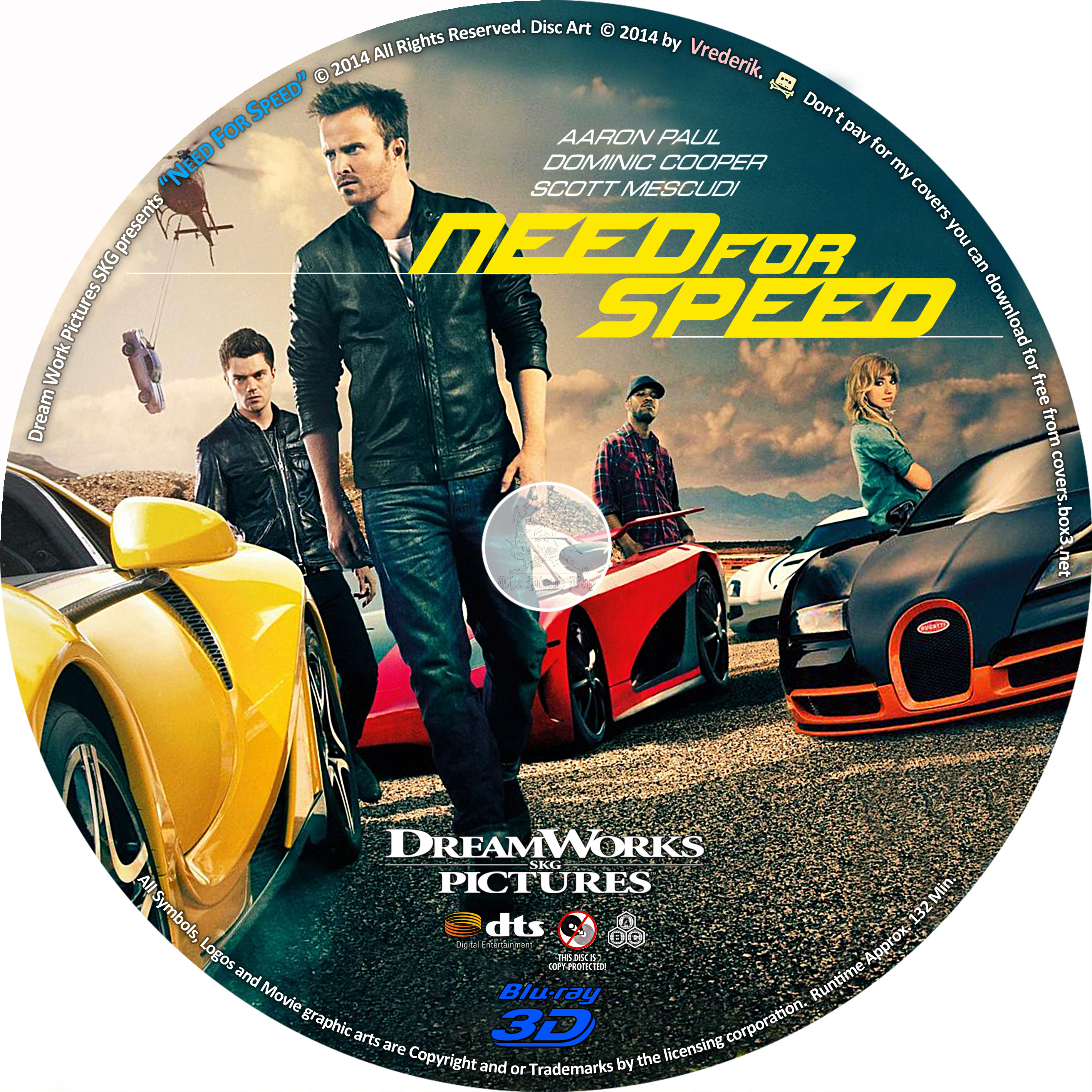 need for speed blu ray cover