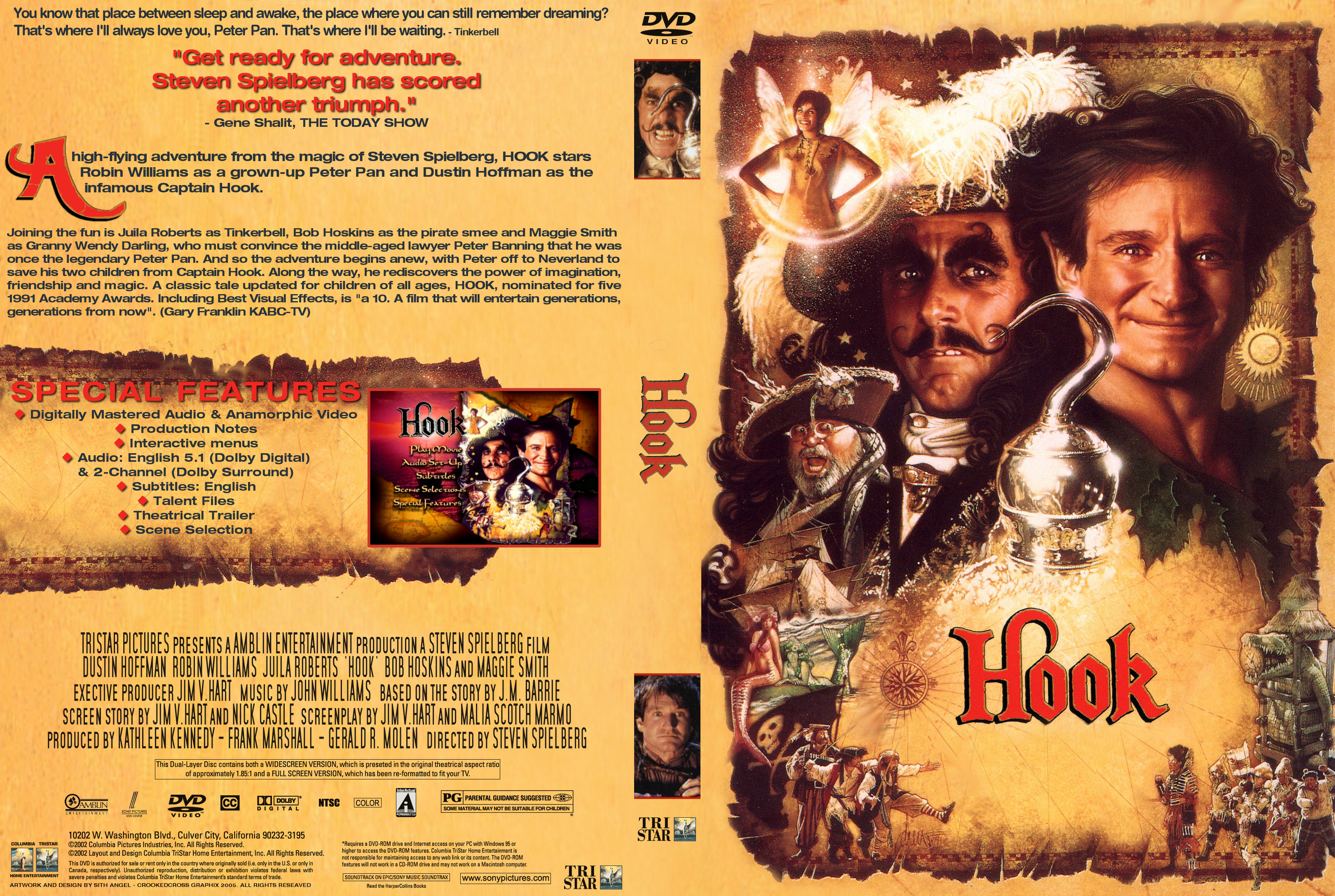 COVERS.BOX.SK ::: Hook - high quality DVD / Blueray / Movie