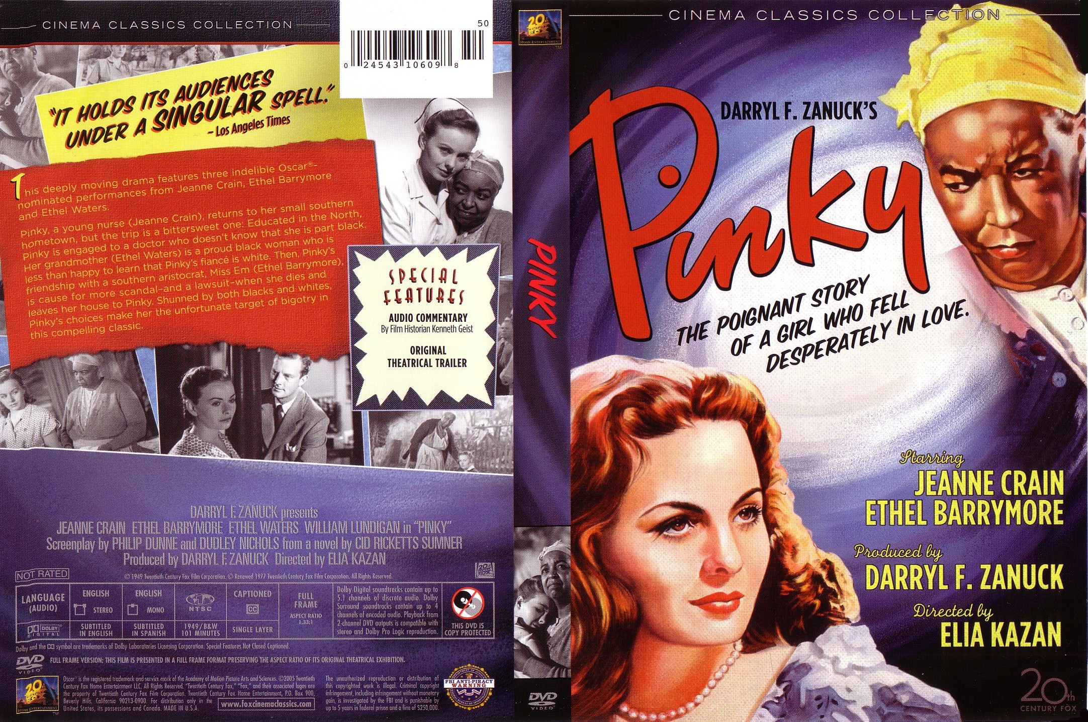 Covers Box Sk Pinky 1949 High Quality Dvd Blueray Movie