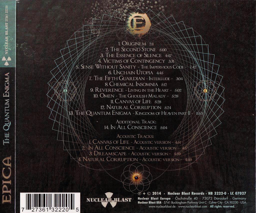 epica the quantum enigma album art
