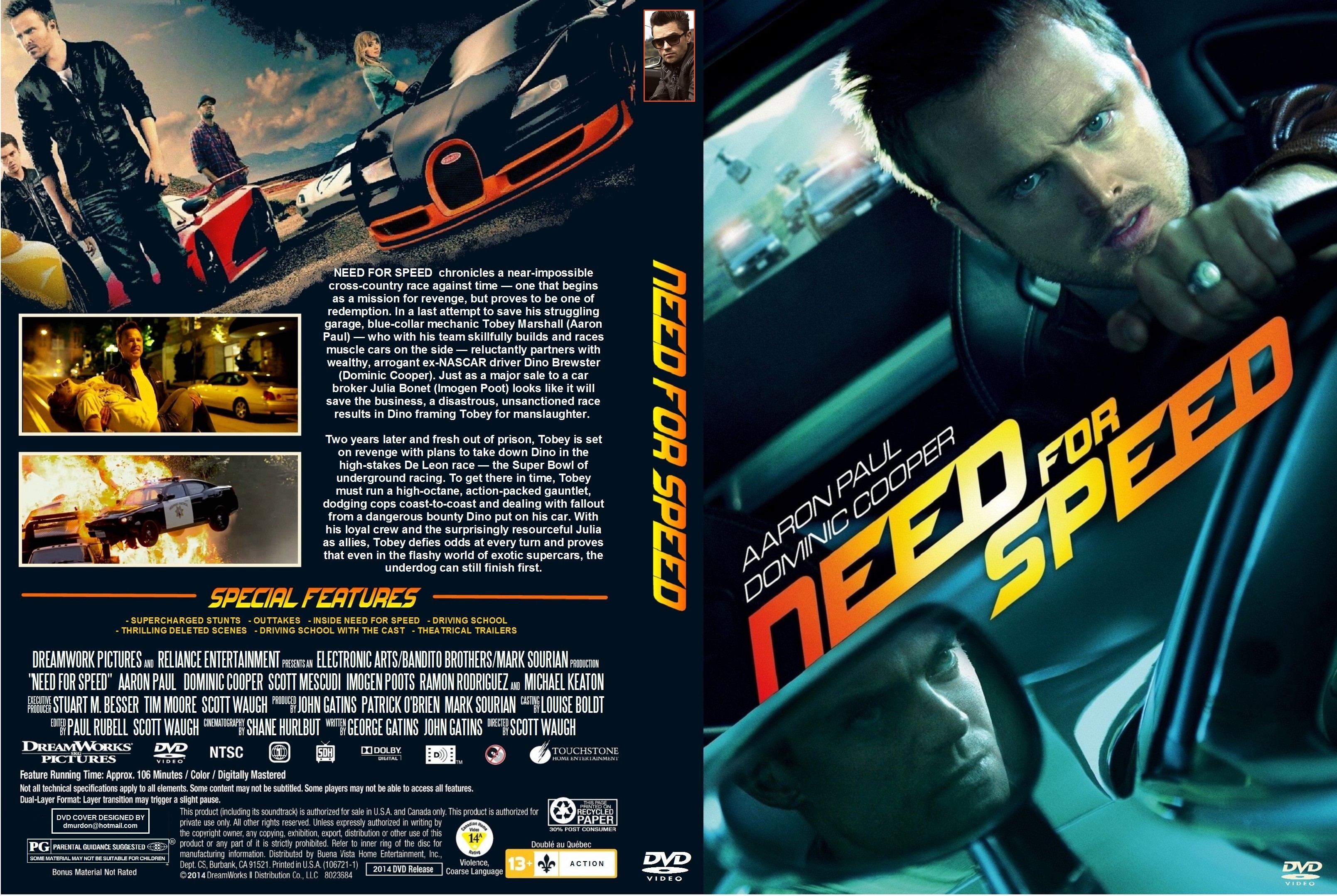 Need for Speed [DVD] [2014] : Movies & TV