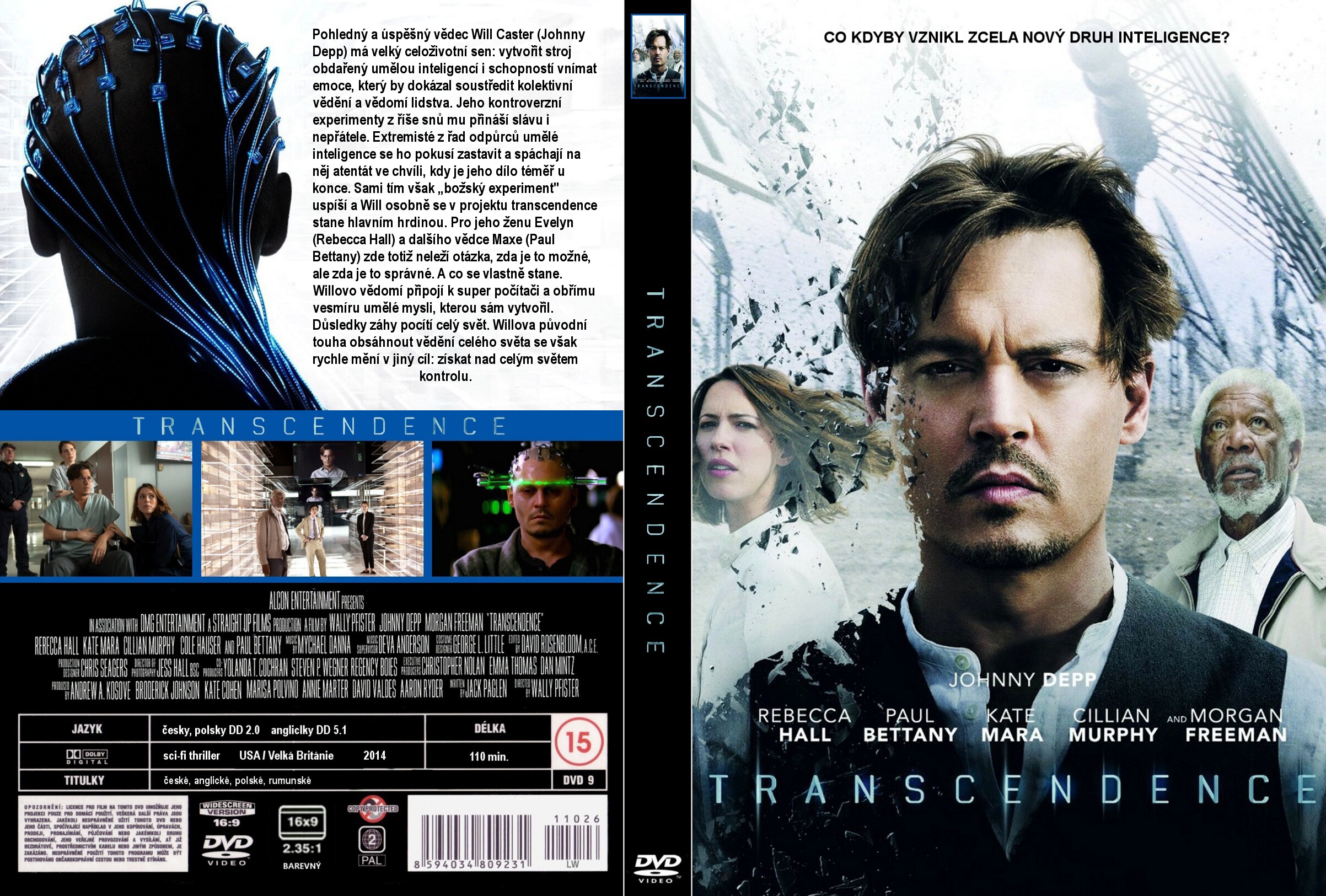 transcendence movie dvd cover