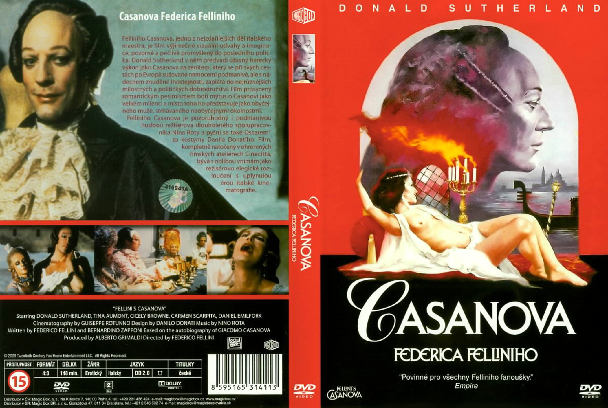 Covers Box Sk Il Casanova Di Federico Fellini 1976 High Quality Dvd Blueray Movie