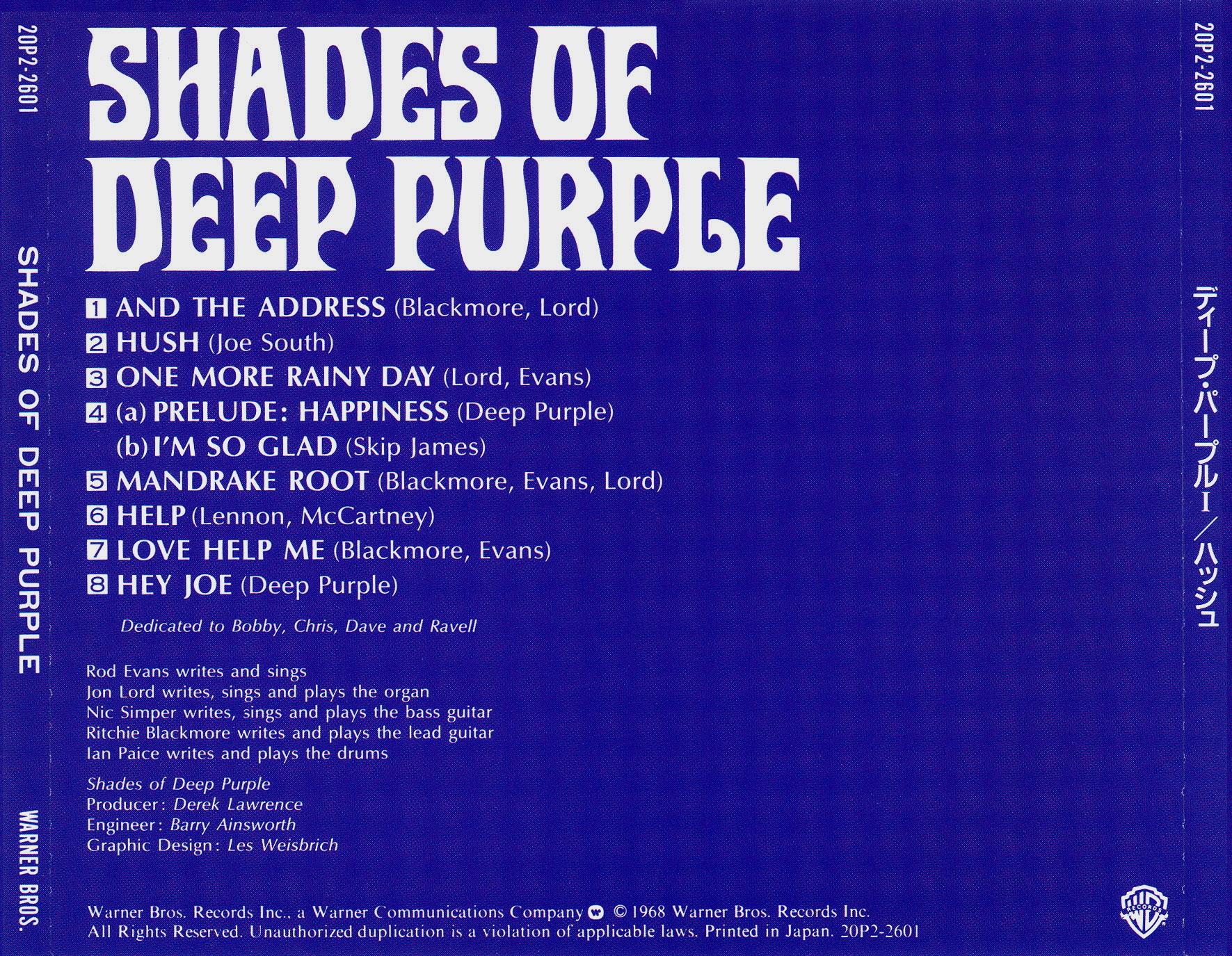 Дип перпл хиты слушать. Deep Purple Shades of Deep Purple 1968. Обложка альбома Deep Purple Shades of Deep Purple 1968. Группа Deep Purple альбомы 1968. Shades of Deep Purple обложка.
