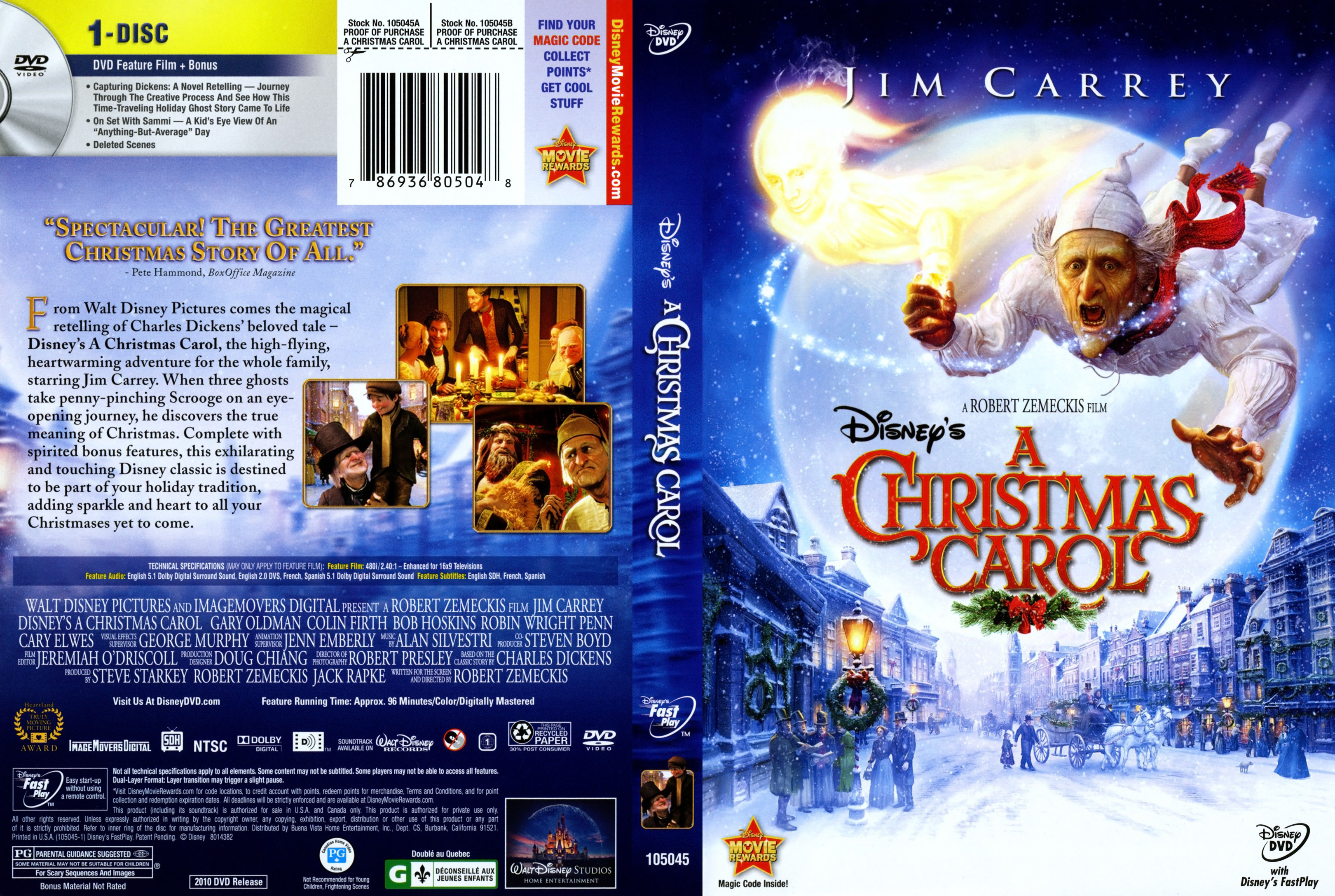COVERS.BOX.SK ::: A Christmas Carol - high quality DVD / Blueray / Movie