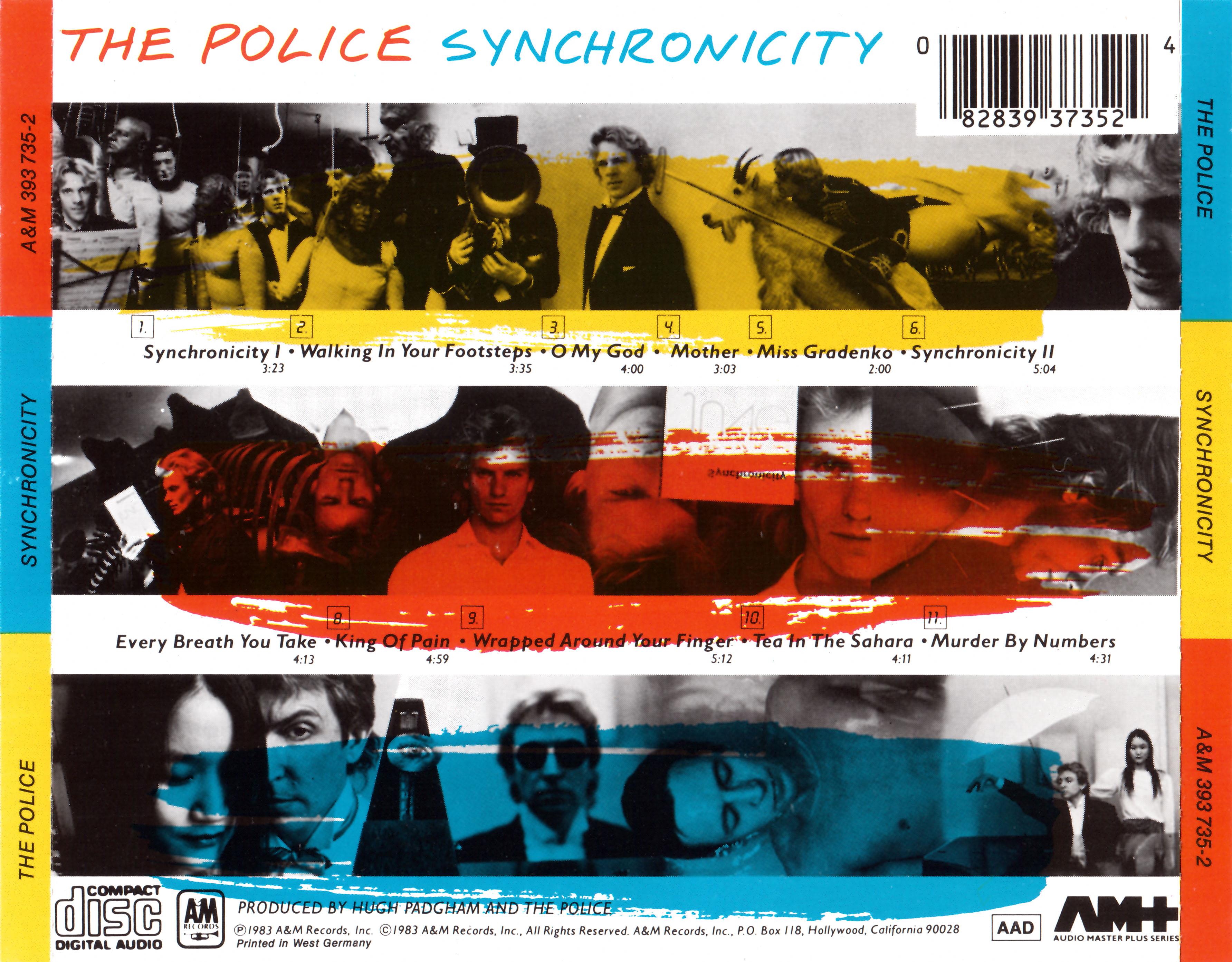 The Police - Synchronicity (1983) - back.