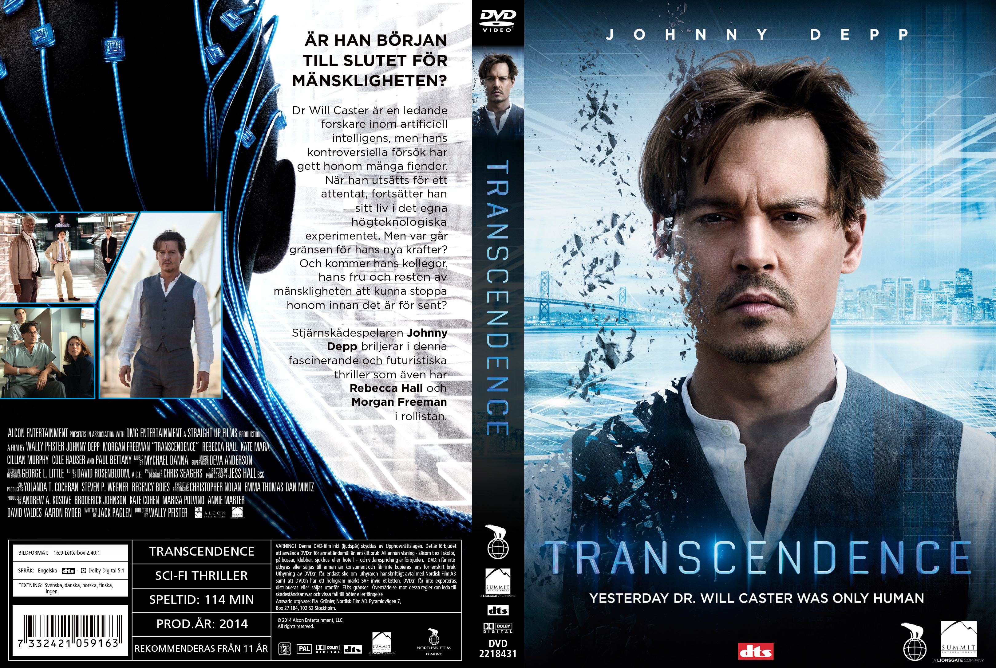 transcendence movie dvd cover