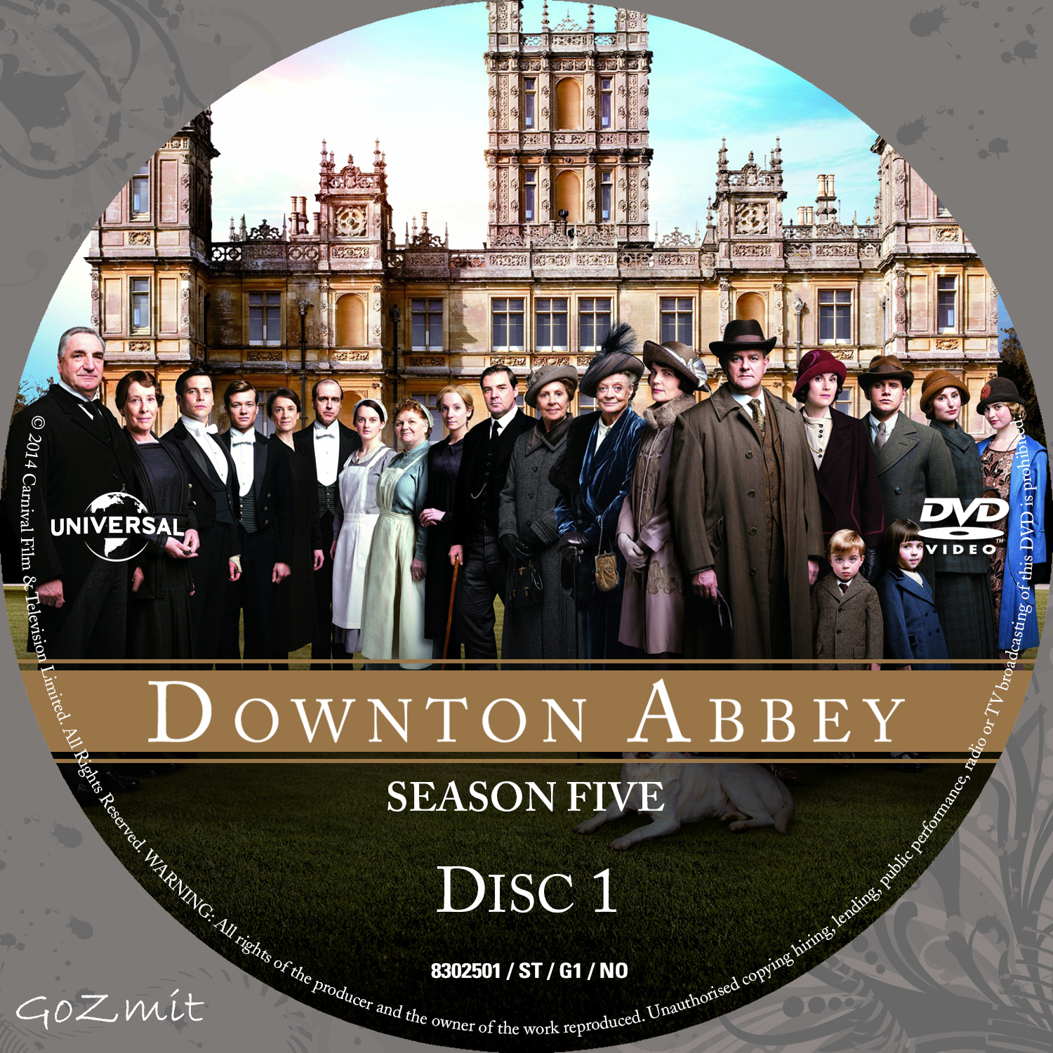 Downton Abbey - Season 5 (Nordic) - back.
