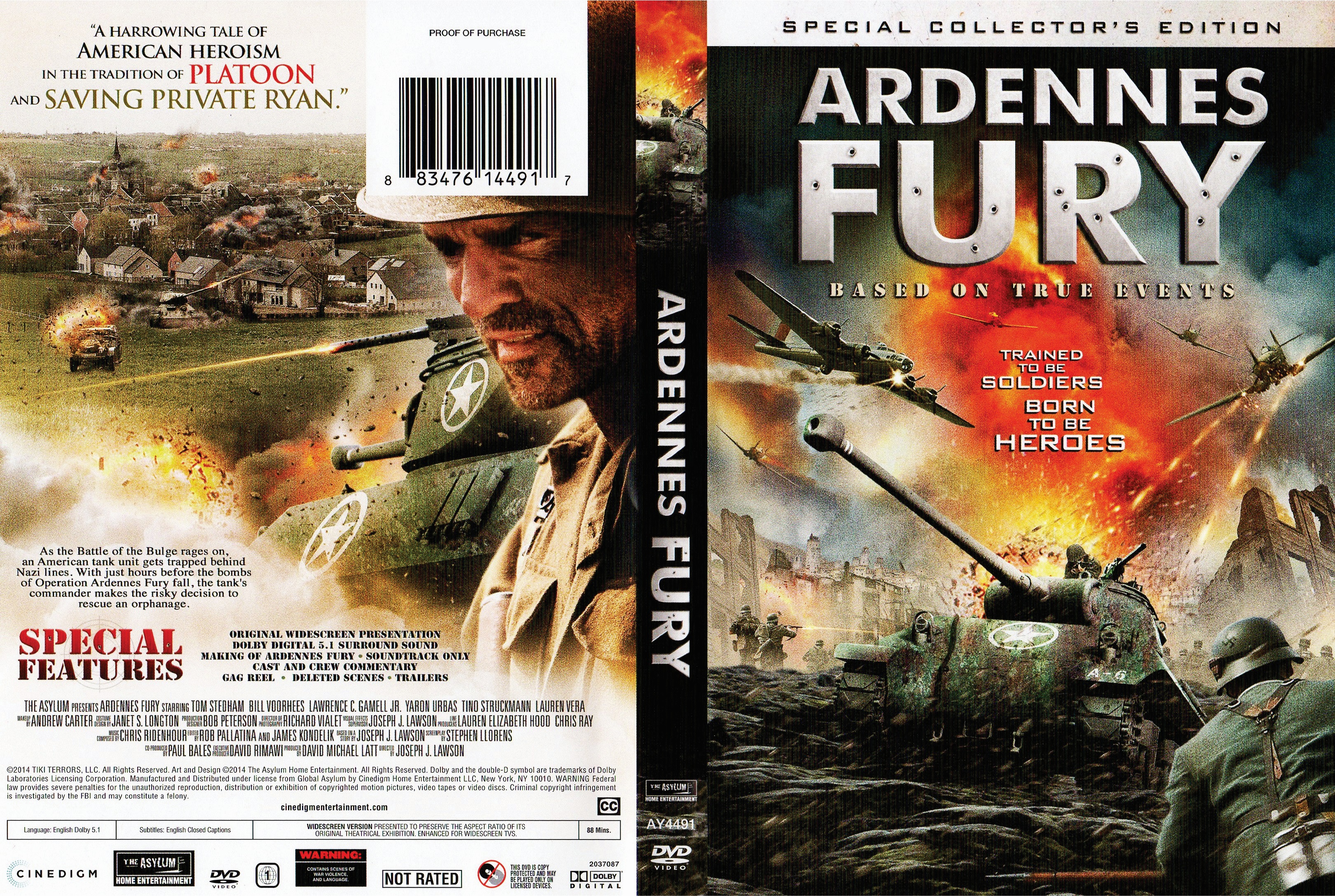 COVERS.BOX.SK ::: Ardennes Fury - high quality DVD / Blueray / Movie
