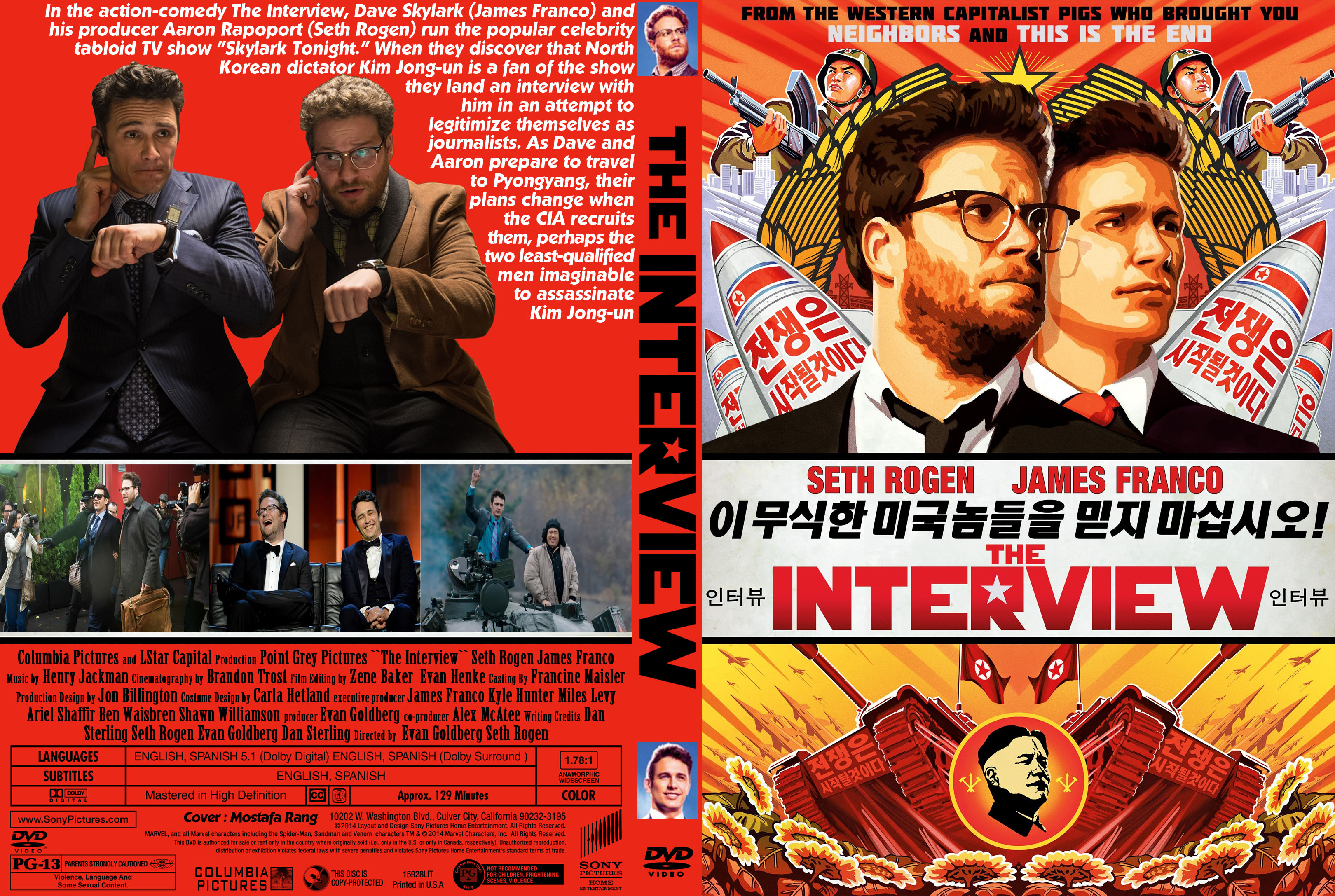 COVERS.BOX.SK ::: The Interview - 2014 - high quality DVD / 