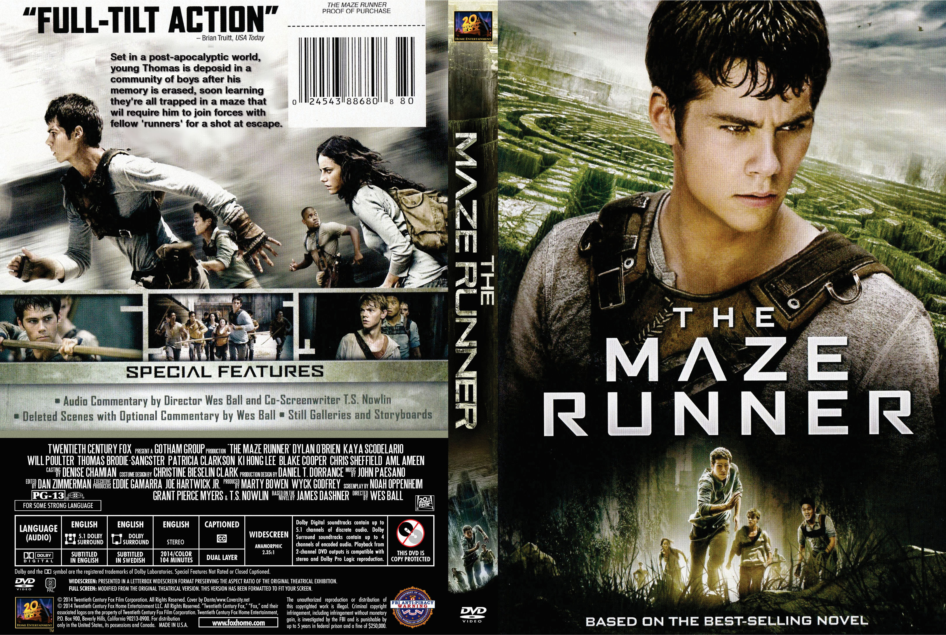 MAZE RUNNER - VARIOUS [DVD] [2014]