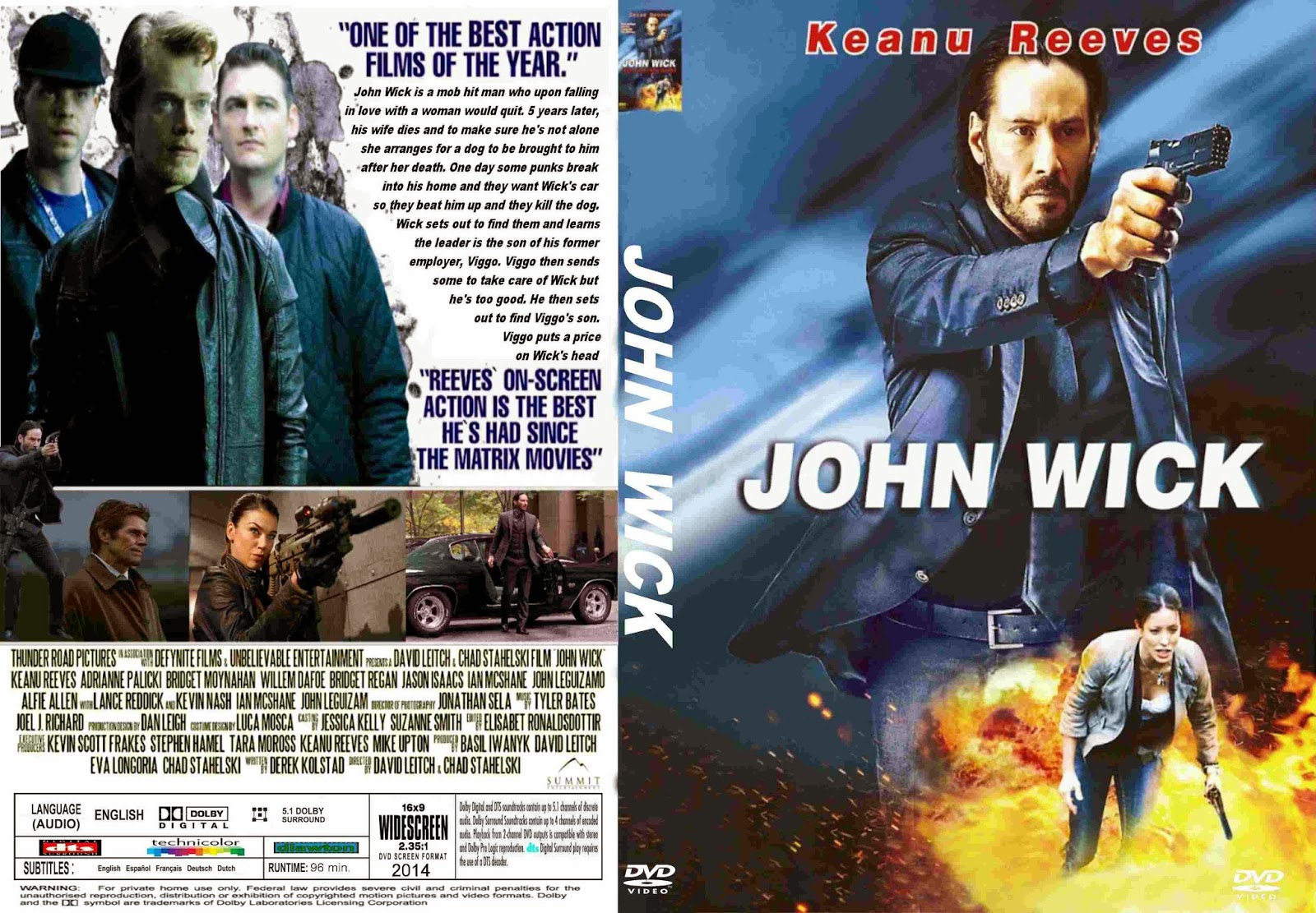 underordnet bøf en million COVERS.BOX.SK ::: John Wick 2014 - high quality DVD / Blueray / Movie