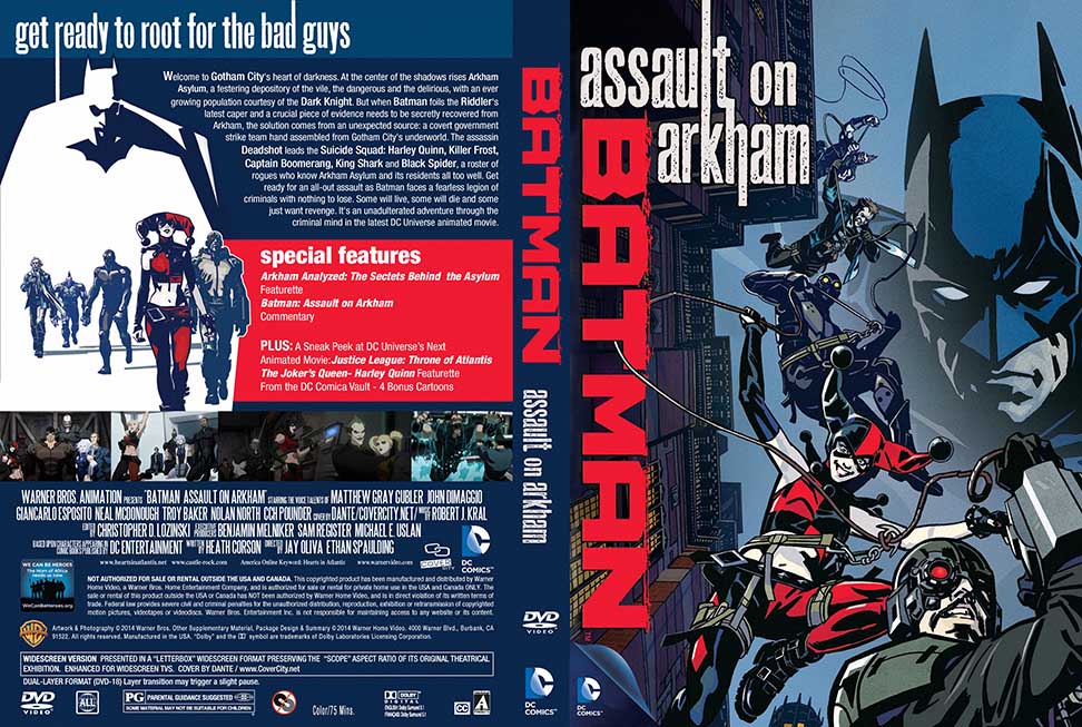 Batman Assault On Arkham Dvd