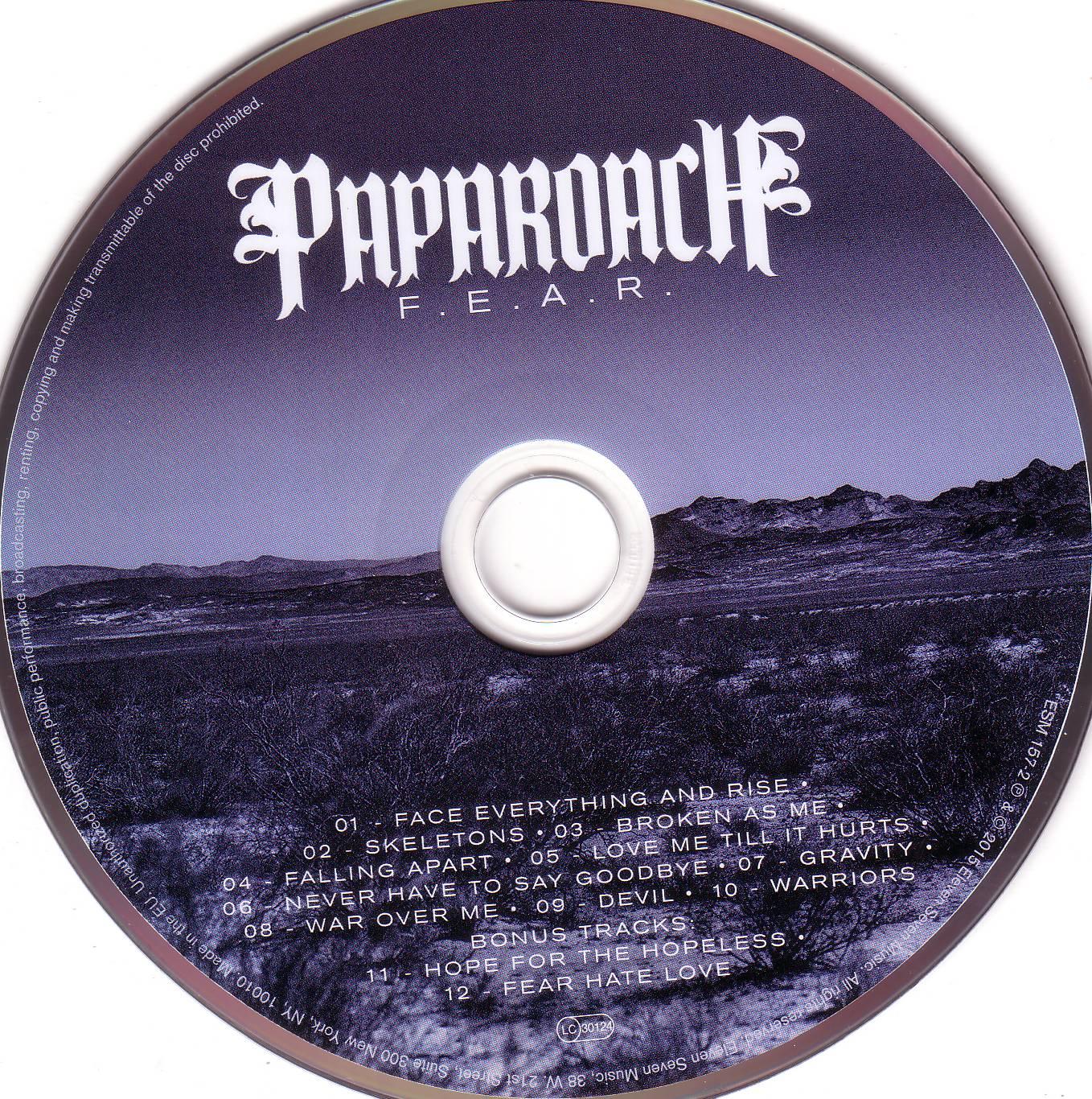 Papa Roach - F.E.A.R. (2015) - cd.