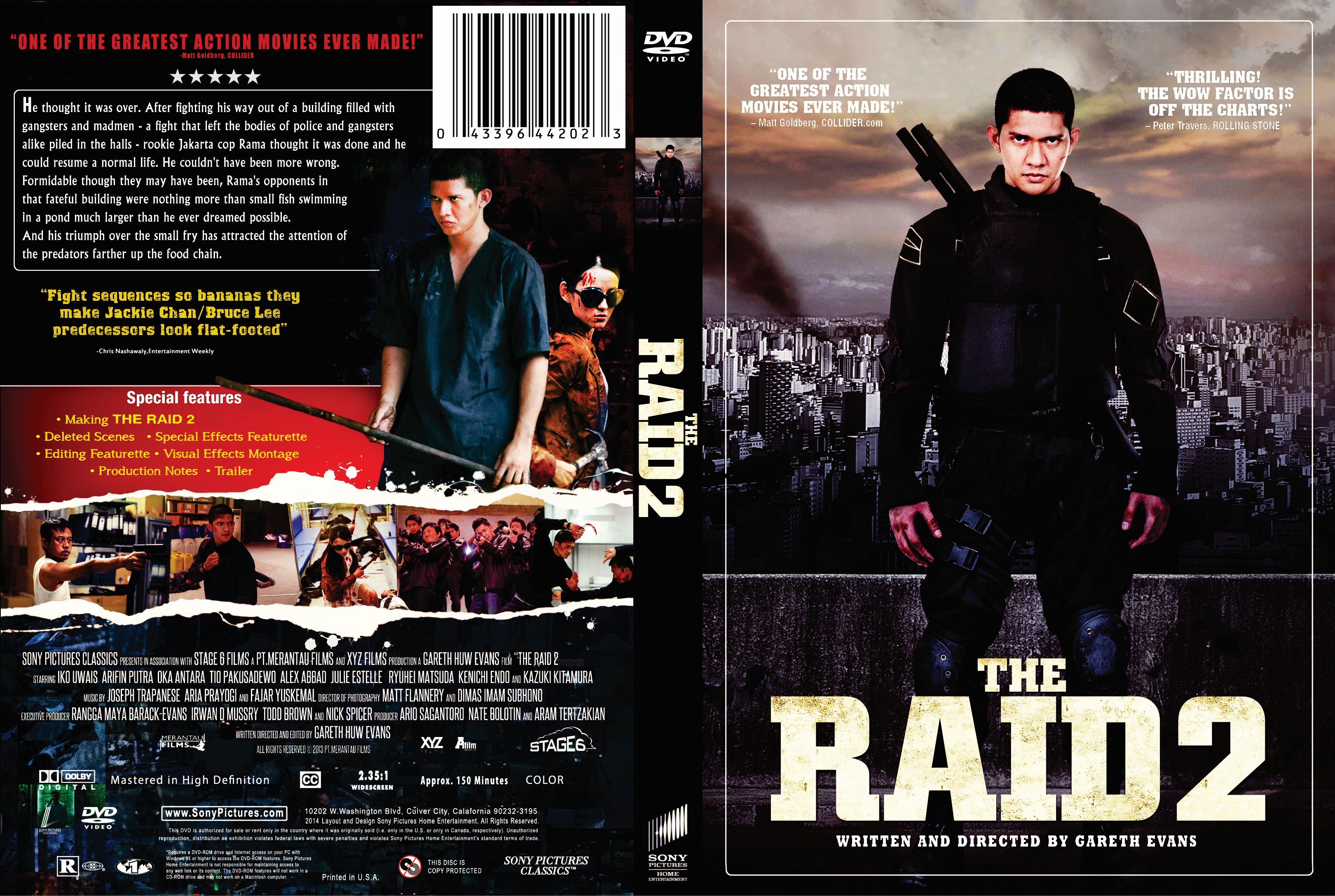 the raid 2 berandal dvd